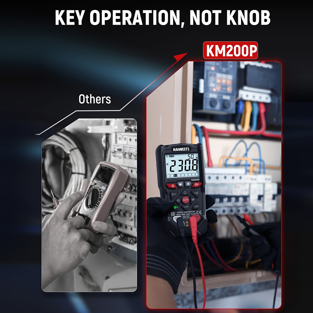 KAIWEETS KM200P multimeters - View #4