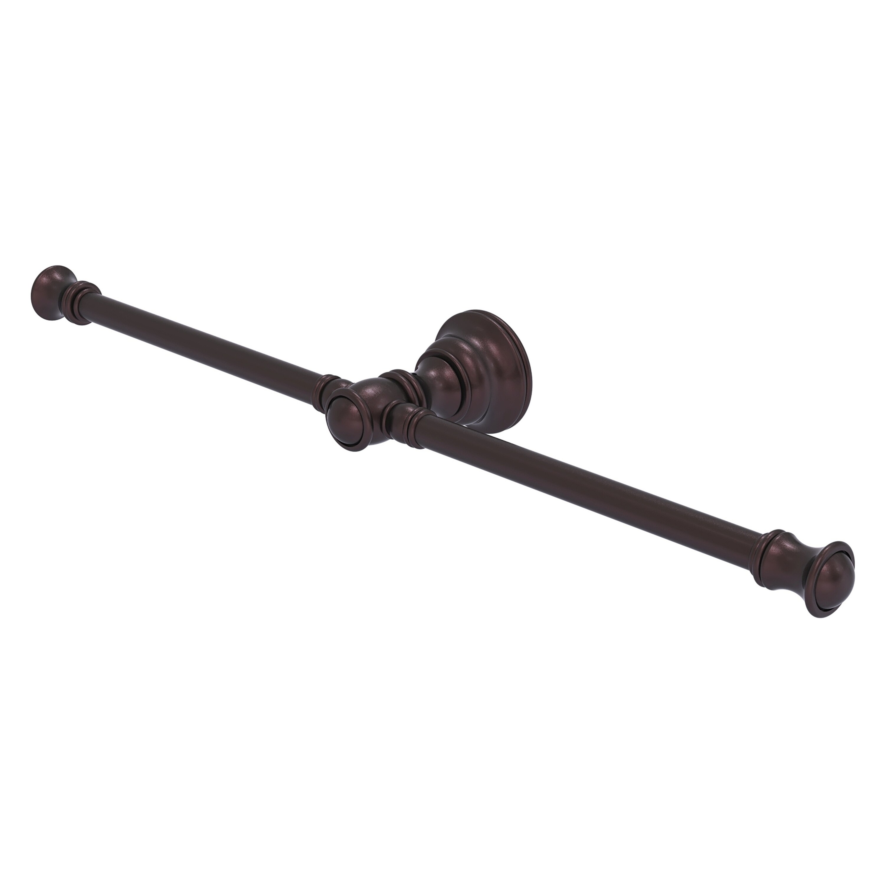 Allied Brass CL-HTB-2-ABZ Carolina 15-in double Antique Bronze Wall mount Double Towel Bar