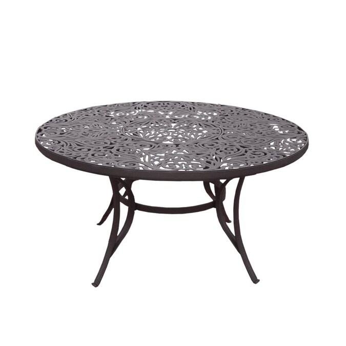 Oakland Living Outdoor Dining Tables, 60 Round Patio Table With Umbrella Hole