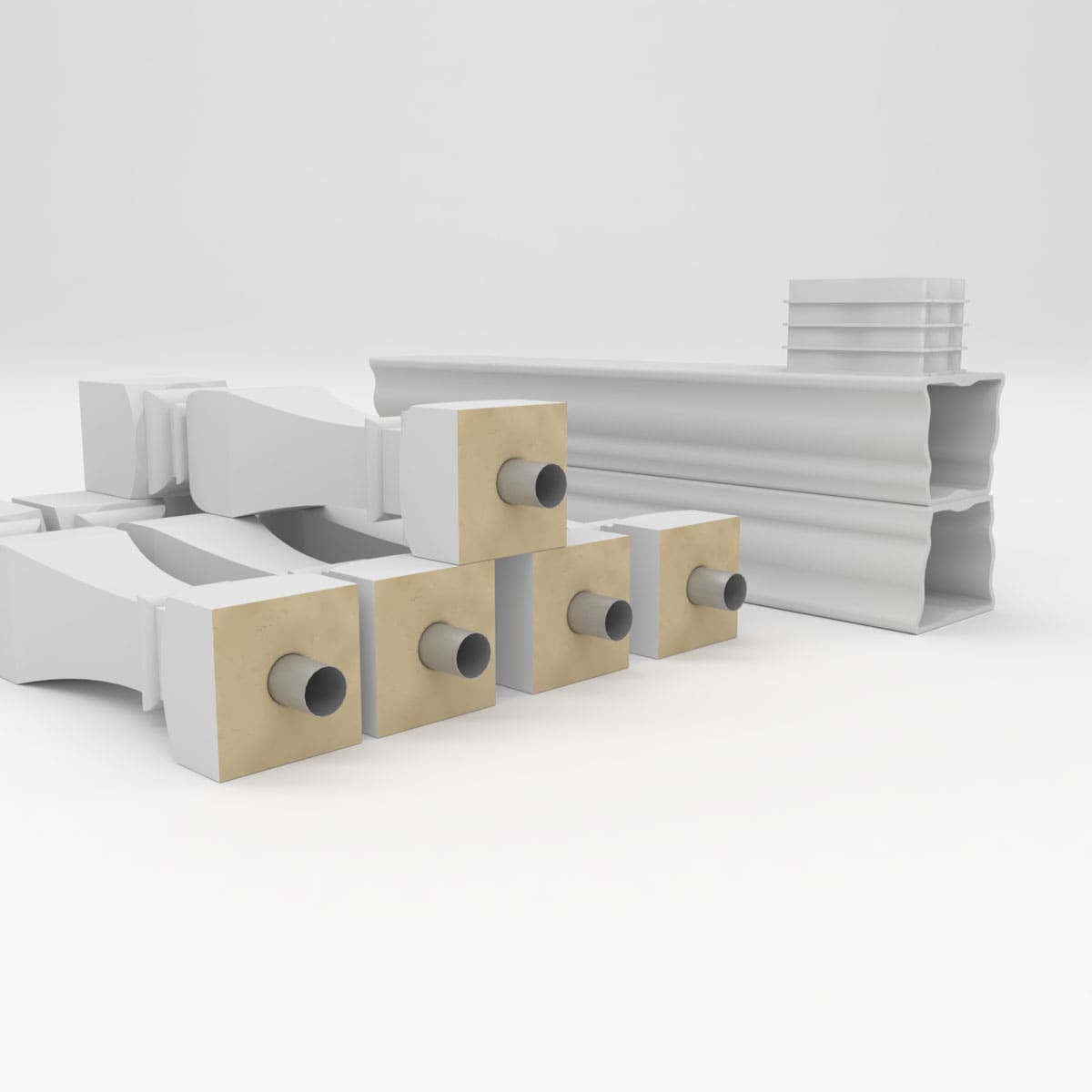 Ekena Millwork BALK40X036ACD railings - View #6