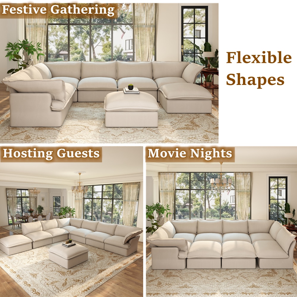 BuotiqHom DH-S6+2-120BE Sofas-Loveseats - View #2