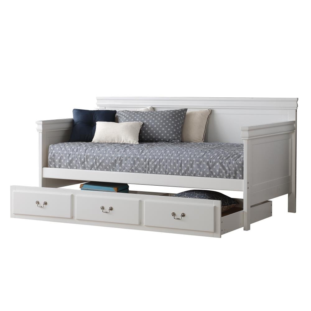 Alaterre Furniture Harmony Daybed with King Conversion, Dove Gray