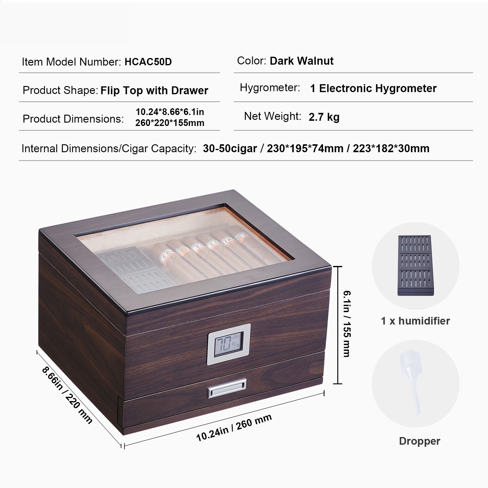 VEVOR XQBSJMTKJ3055E7JTV9 Drawer-Organizers - View #7