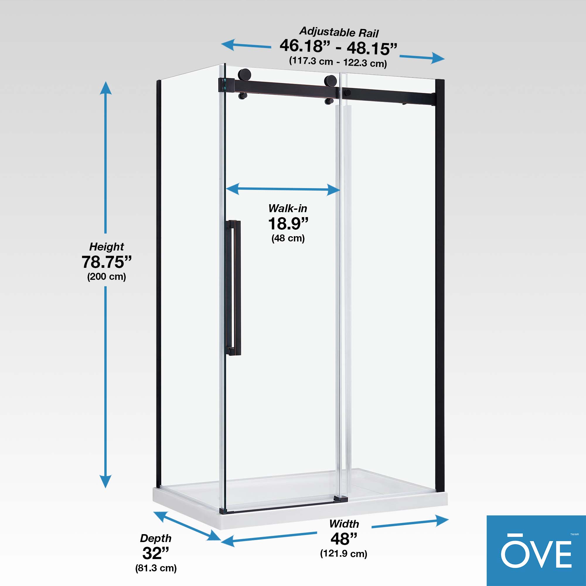 OVE Decors 15SKA-BELS48-ORB Alcove-Shower-Kit - View #15