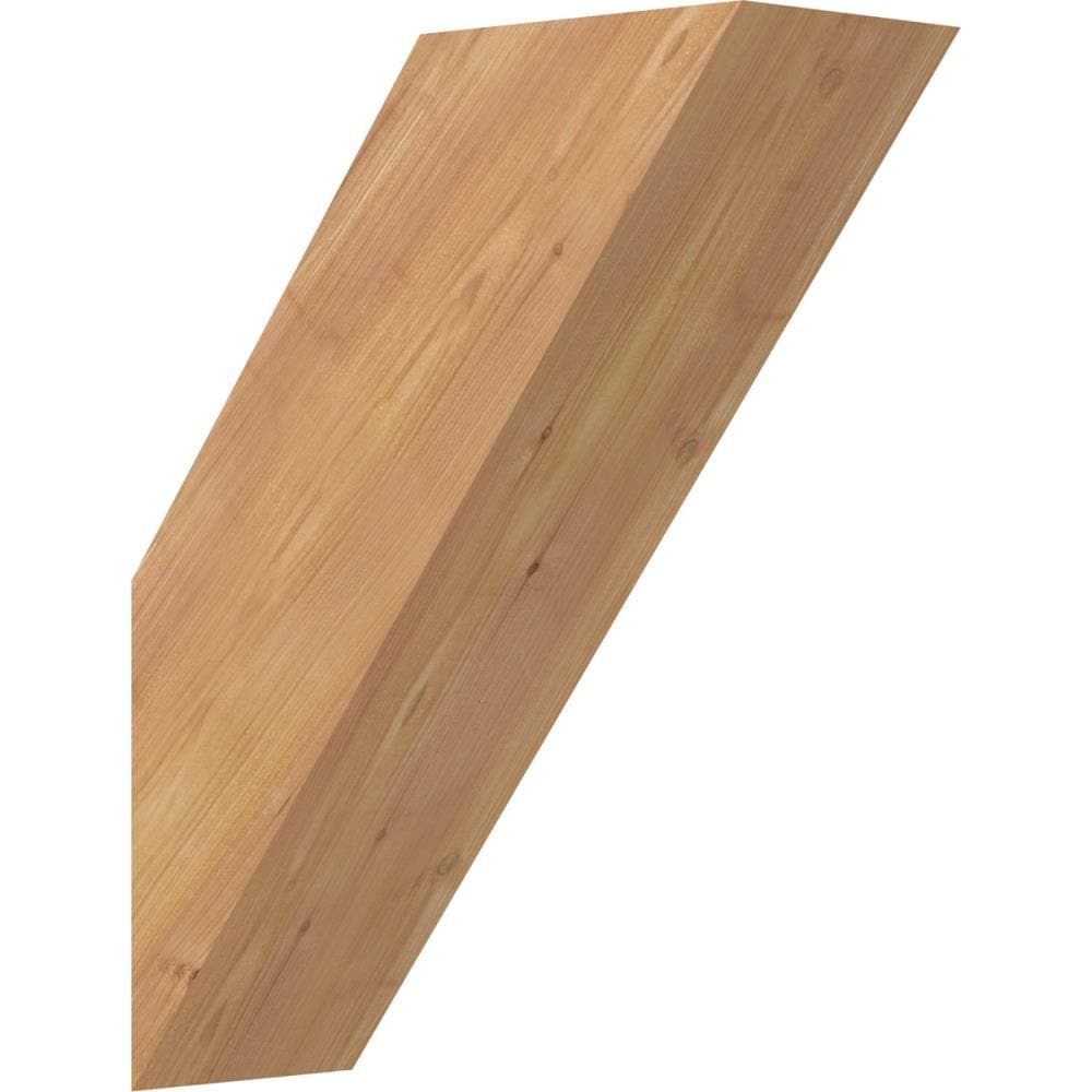 Ekena Millwork BRC06X14X18TRA00SWR 5-1/2-in x 14-in x 18-in Western Red Cedar Unfinished Wood Traditional smooth
