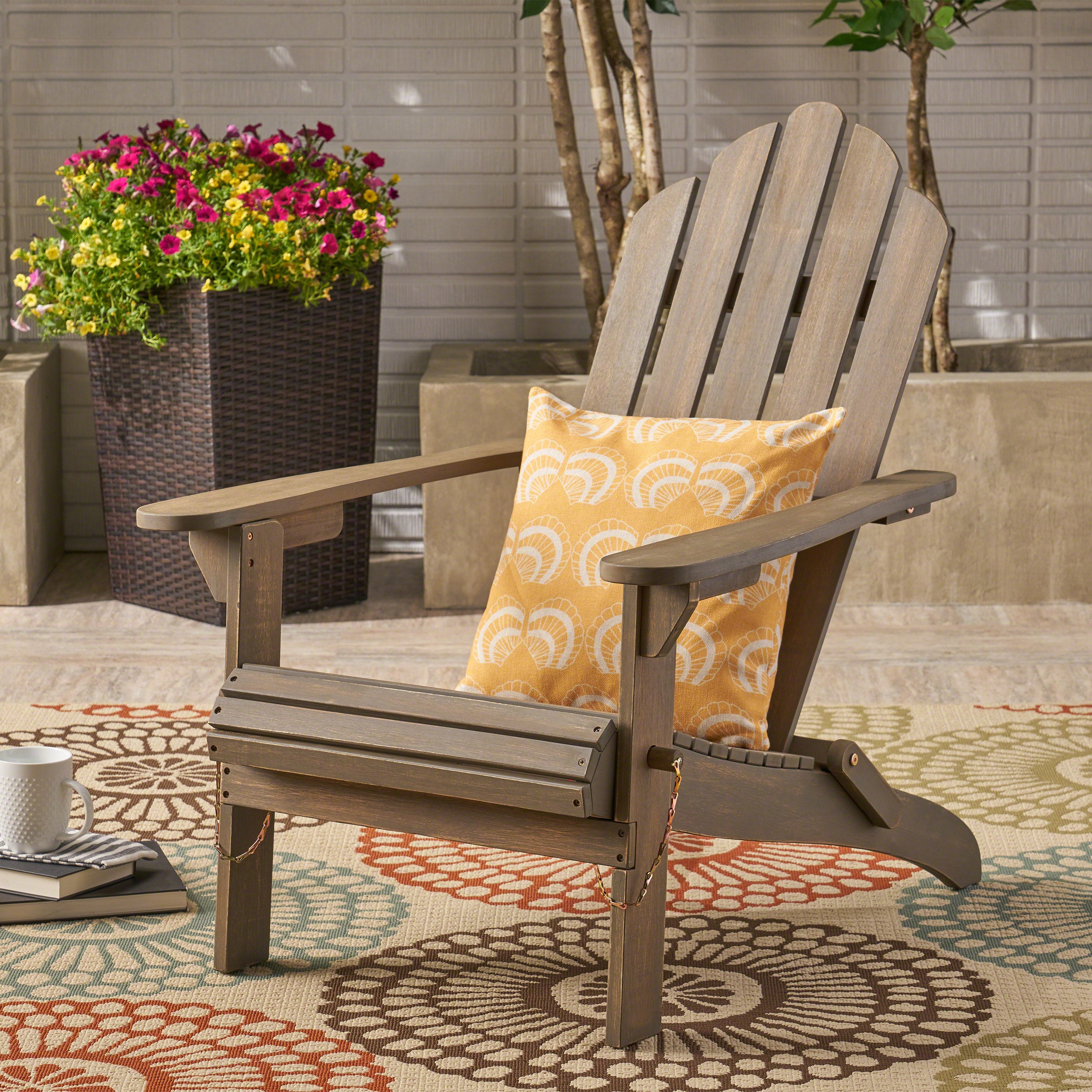 LUXEYARD Foldable Adirondack Chair one_size | DS-Y-YC-857