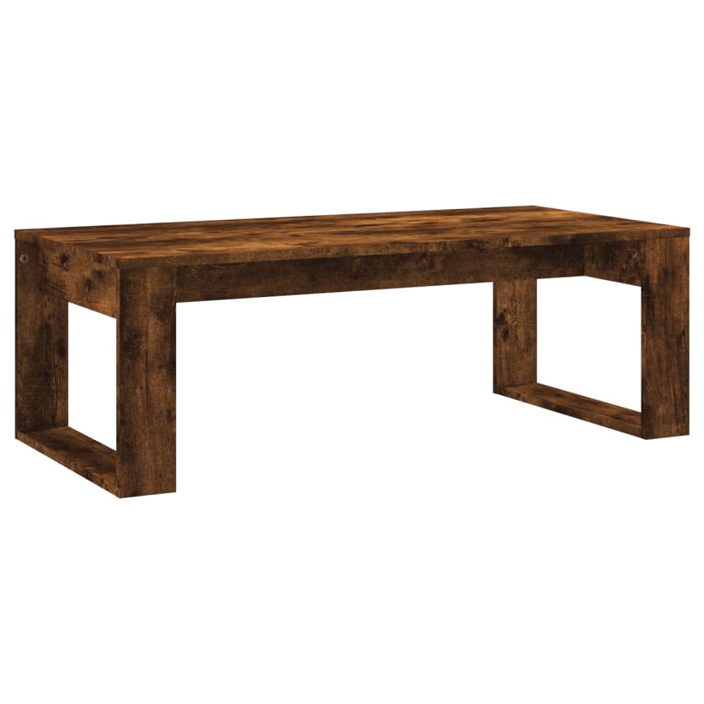 vidaXL  Coffee Table Smoked oak Engineered Wood Medium Modern
