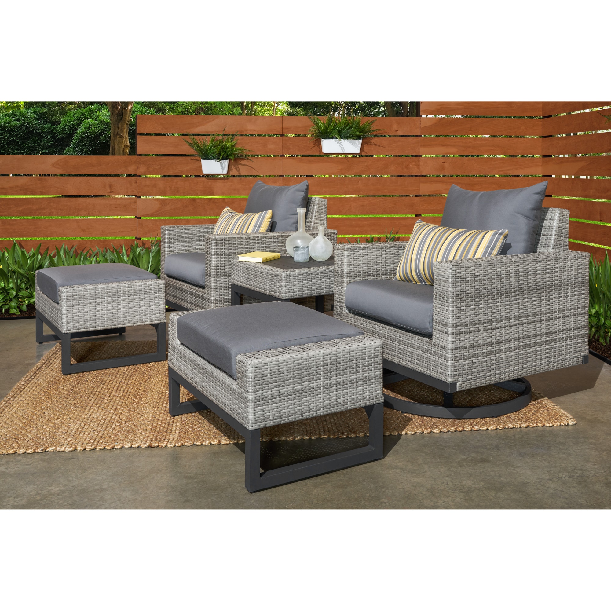 RST Brands OP-PECLB5M-MILOGCHRK Patio-Conversation-Sets - View #9