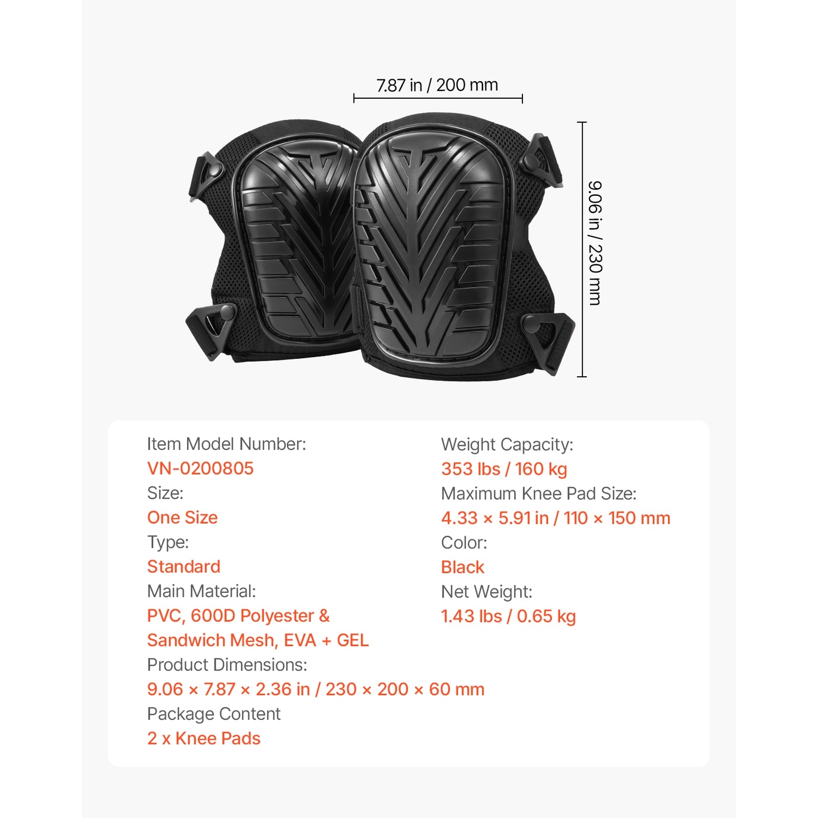 GIVIMO LW018GIVSS103 Knee-Pads - View #5