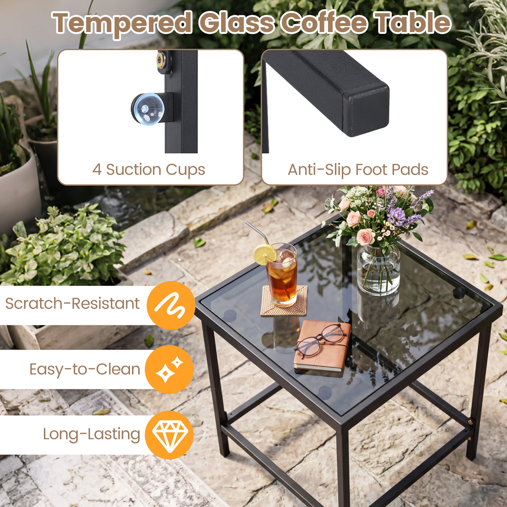 Costway HCST15688 Patio-Dining-Sets - View #4