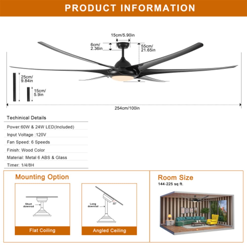 Sunrinx MG37-1-CF-29 Ceiling-Fans - View #4