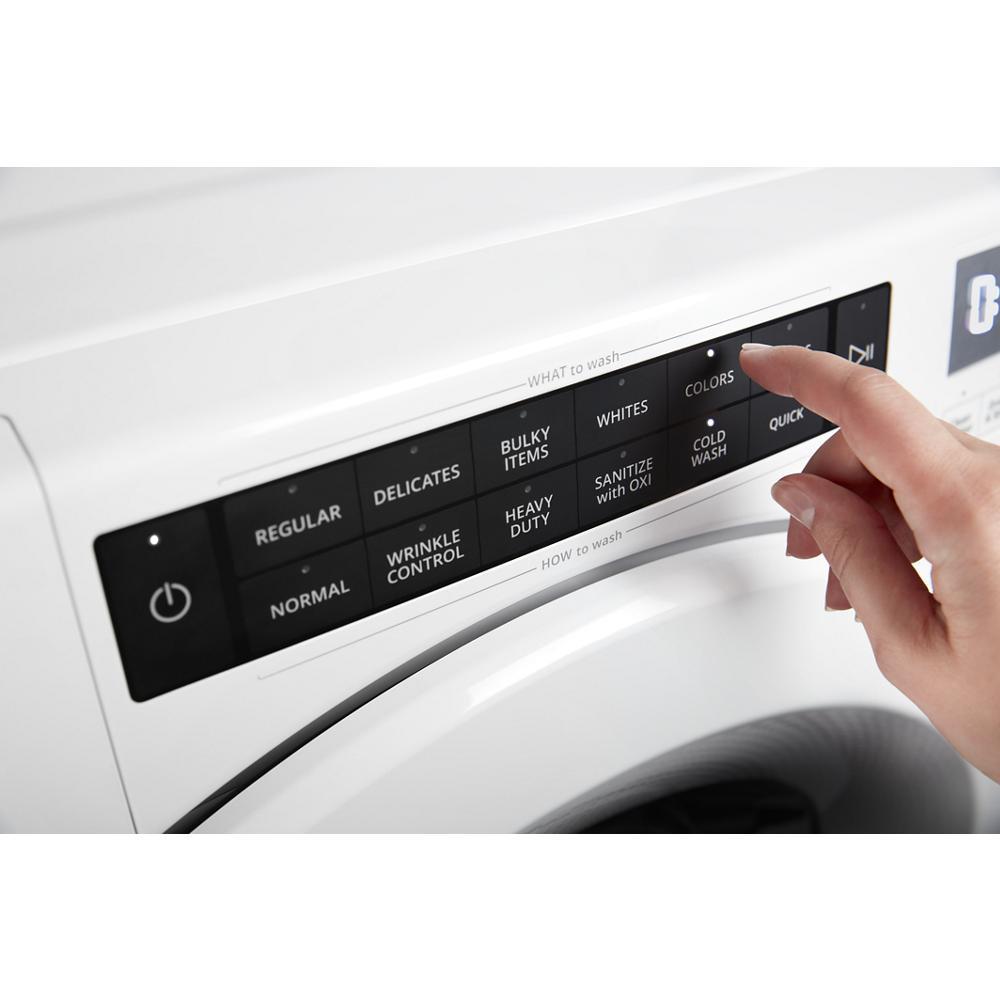 Whirlpool 5-cu ft High Efficiency Stackable Steam Cycle Front-Load Washer  (Chrome Shadow) ENERGY STAR