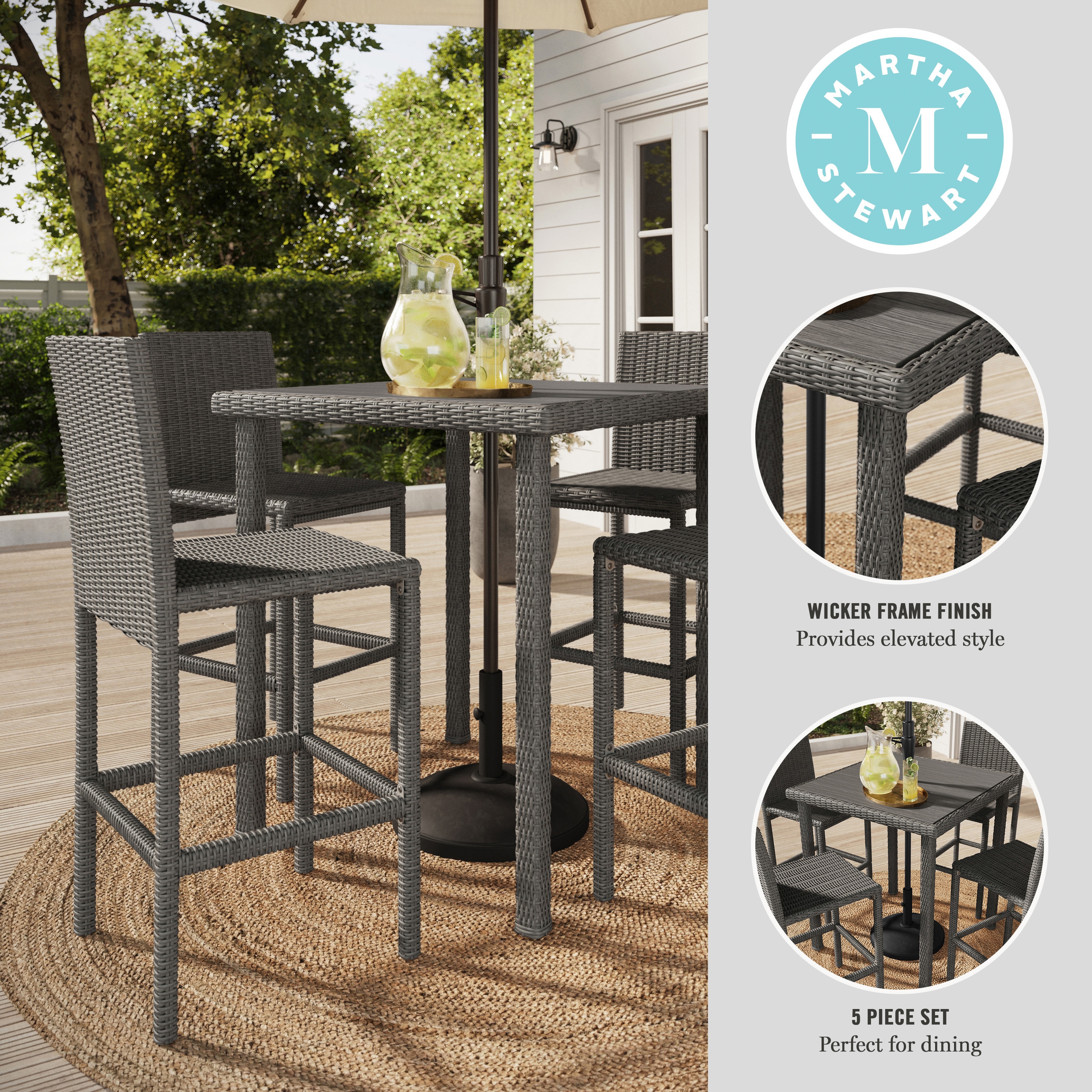 Martha Stewart 196861191503 Patio-Dining-Sets - View #3