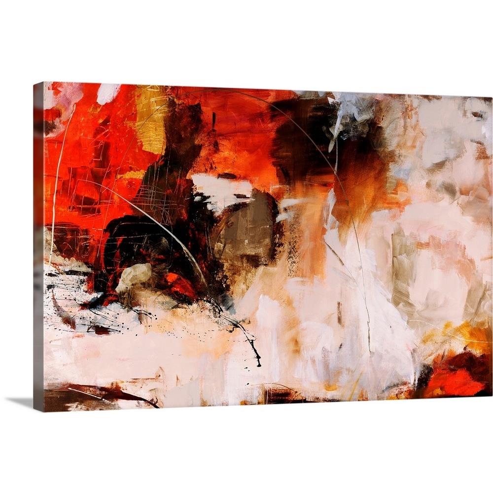 GreatBigCanvas 16-in H x 24-in W Abstract Print on Canvas | 2490316-24-24X16