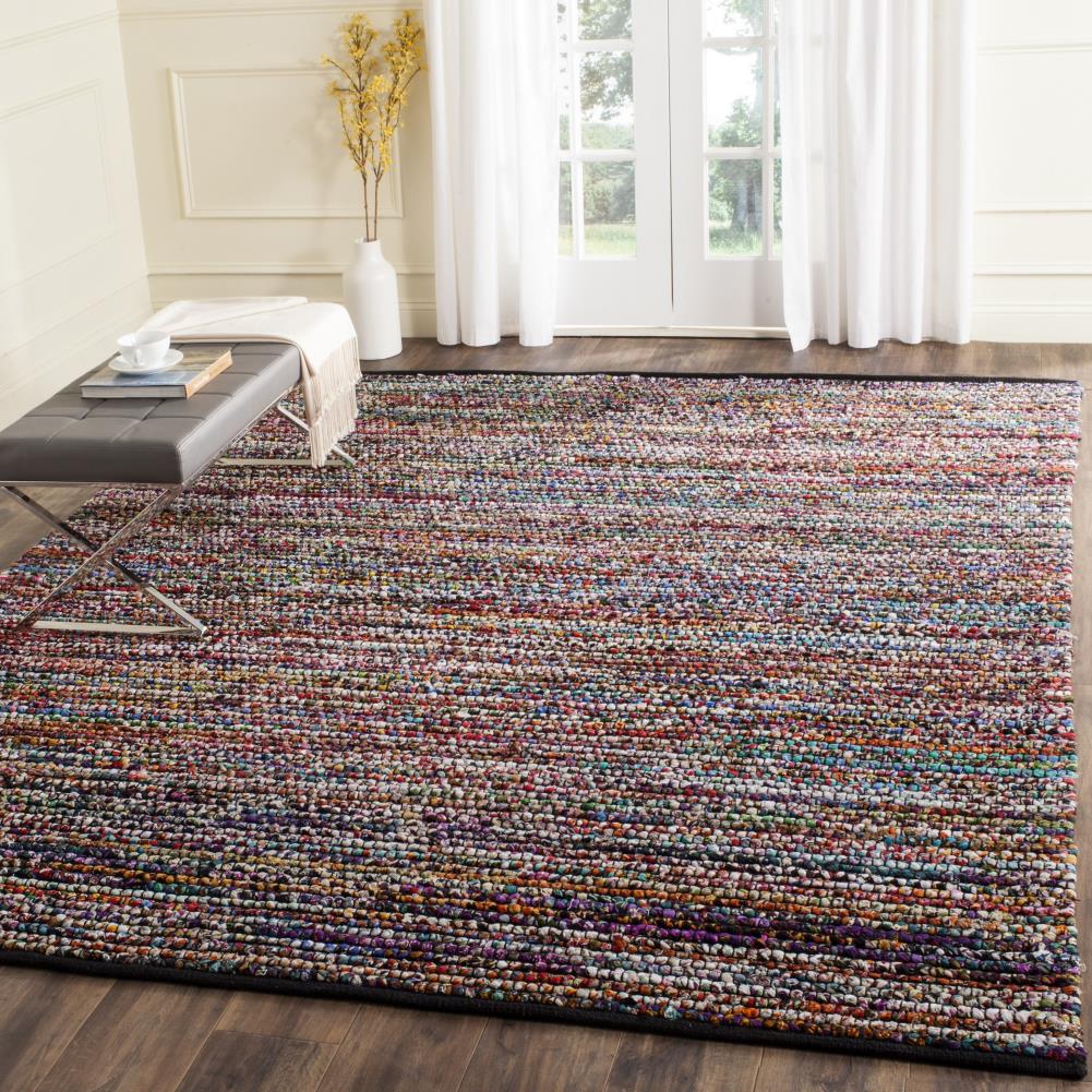 Cape Cod Multicolor Hand Woven Jute Area Rug