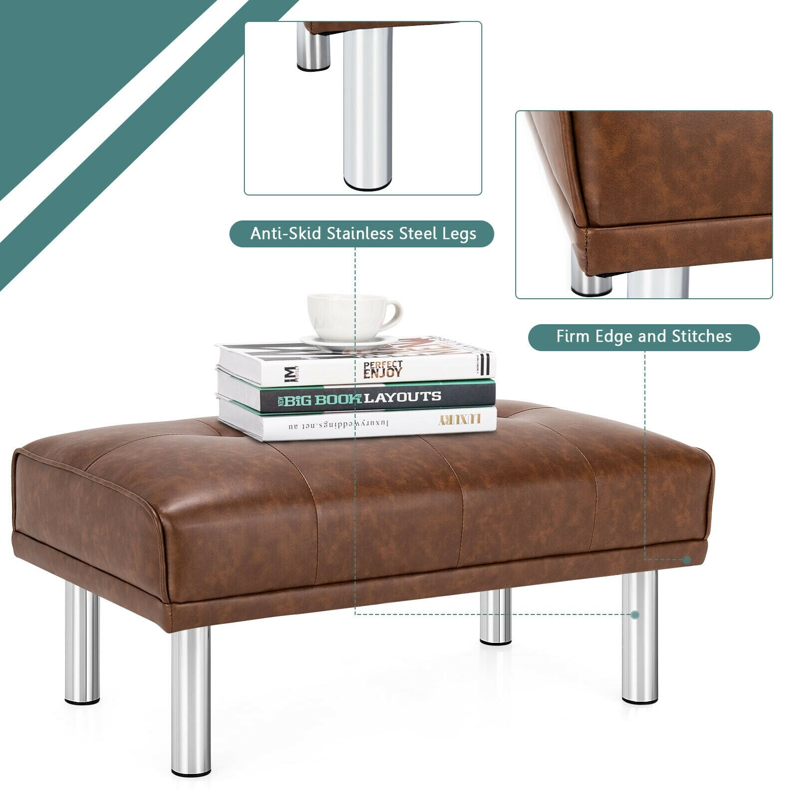 LIVIZA INS-10015CF Indoor-Ottomans - View #8