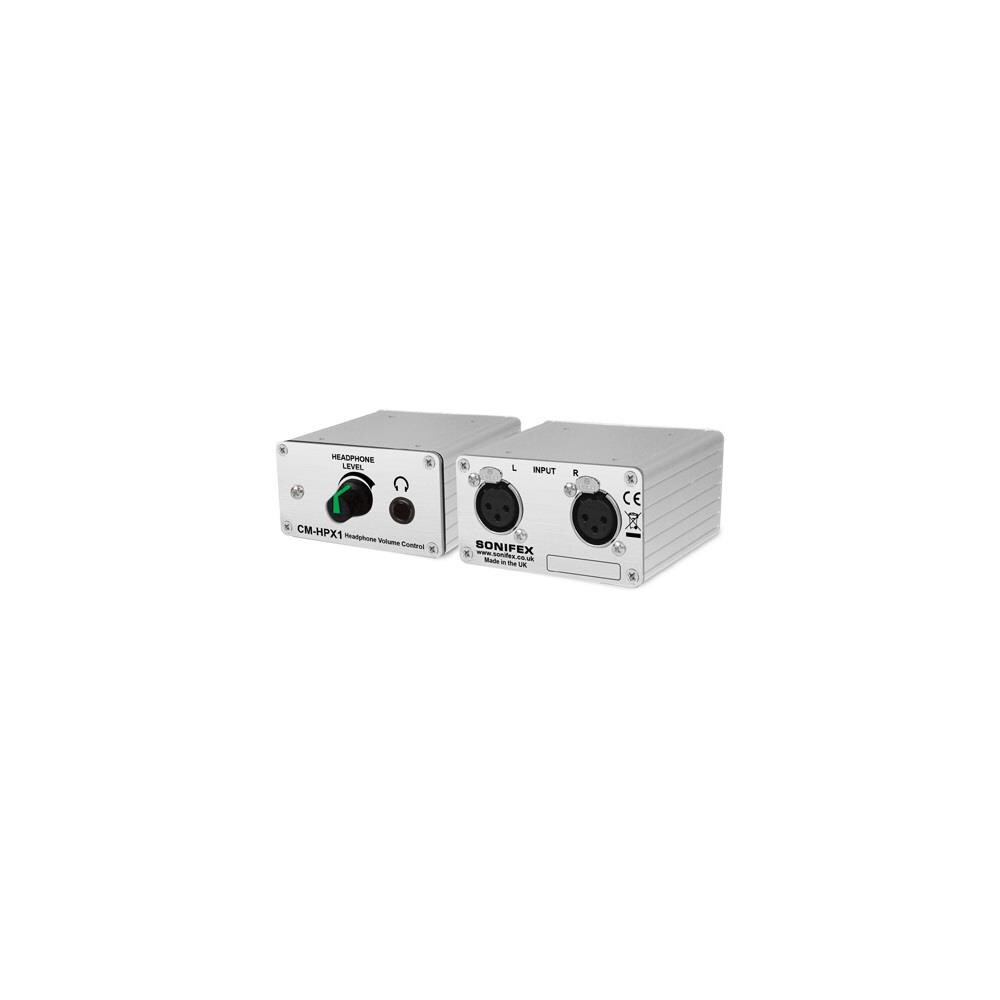  TCNCD348355 Sonifex SON-CM-HPX1 Headphone Volume Controller with XLR Input- Jack Output