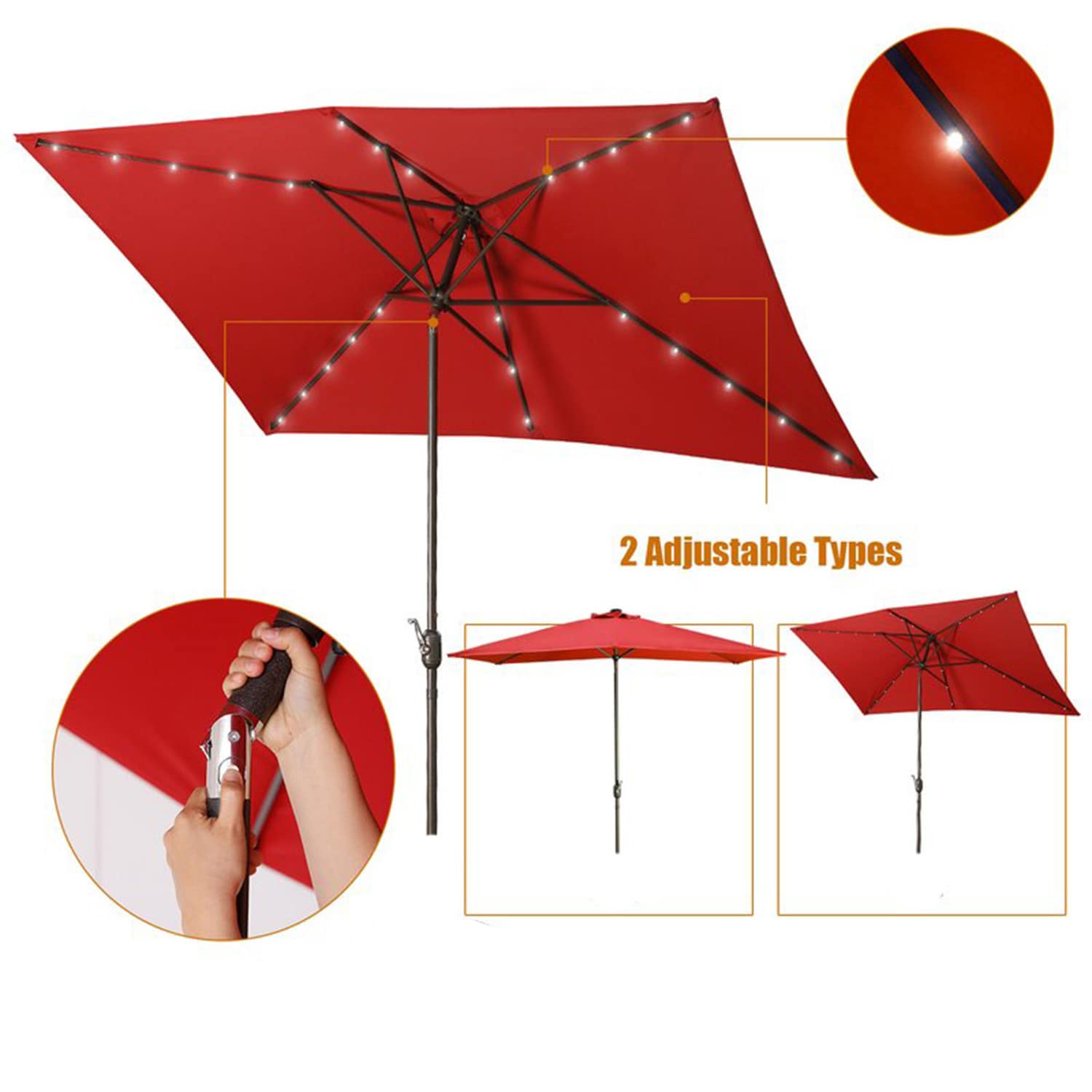 SINOFURN SYA520026WT Umbrellas-2 - View #6
