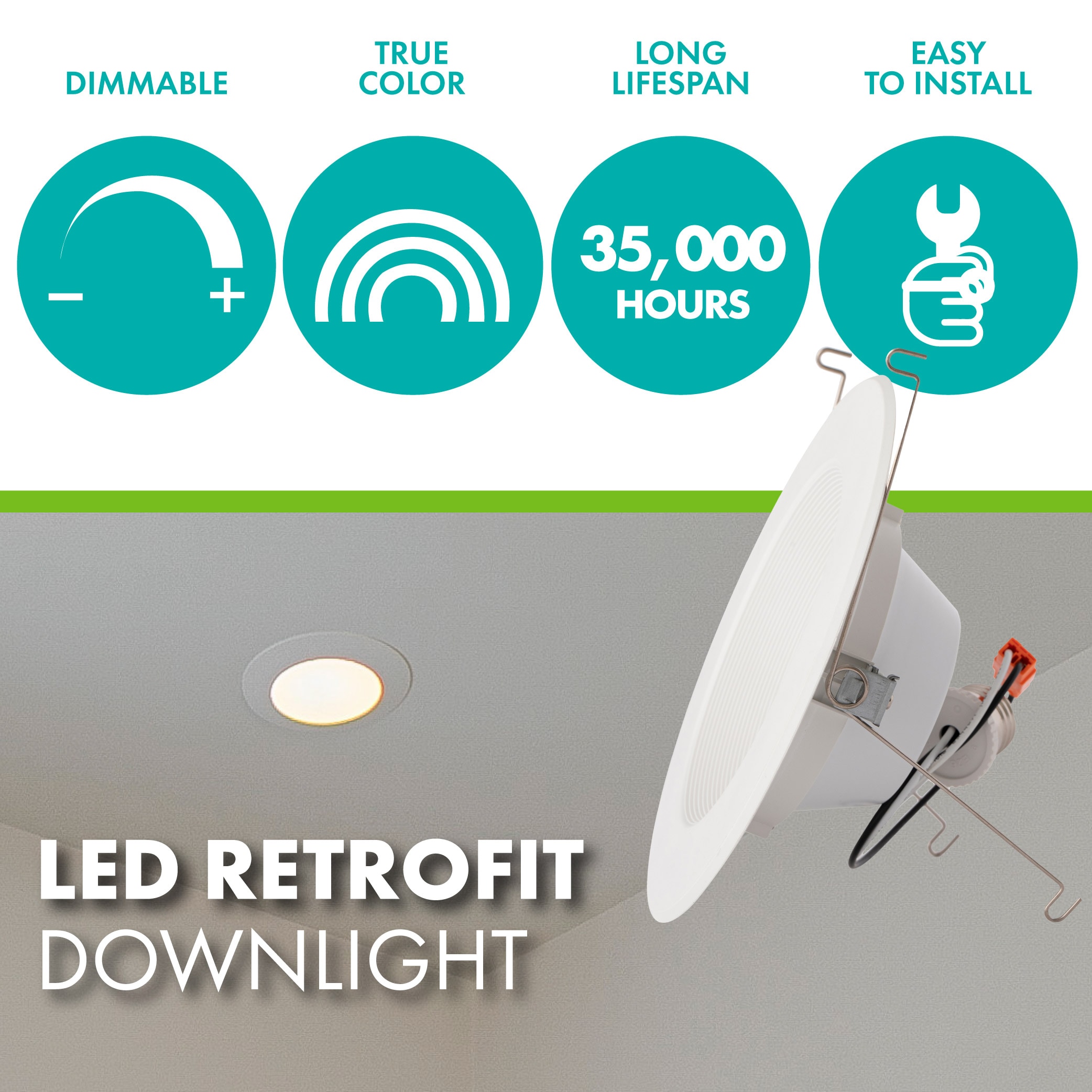 Simply Conserve L13DL5/6AP-40K Led-Retrofit-Downlight - View #2