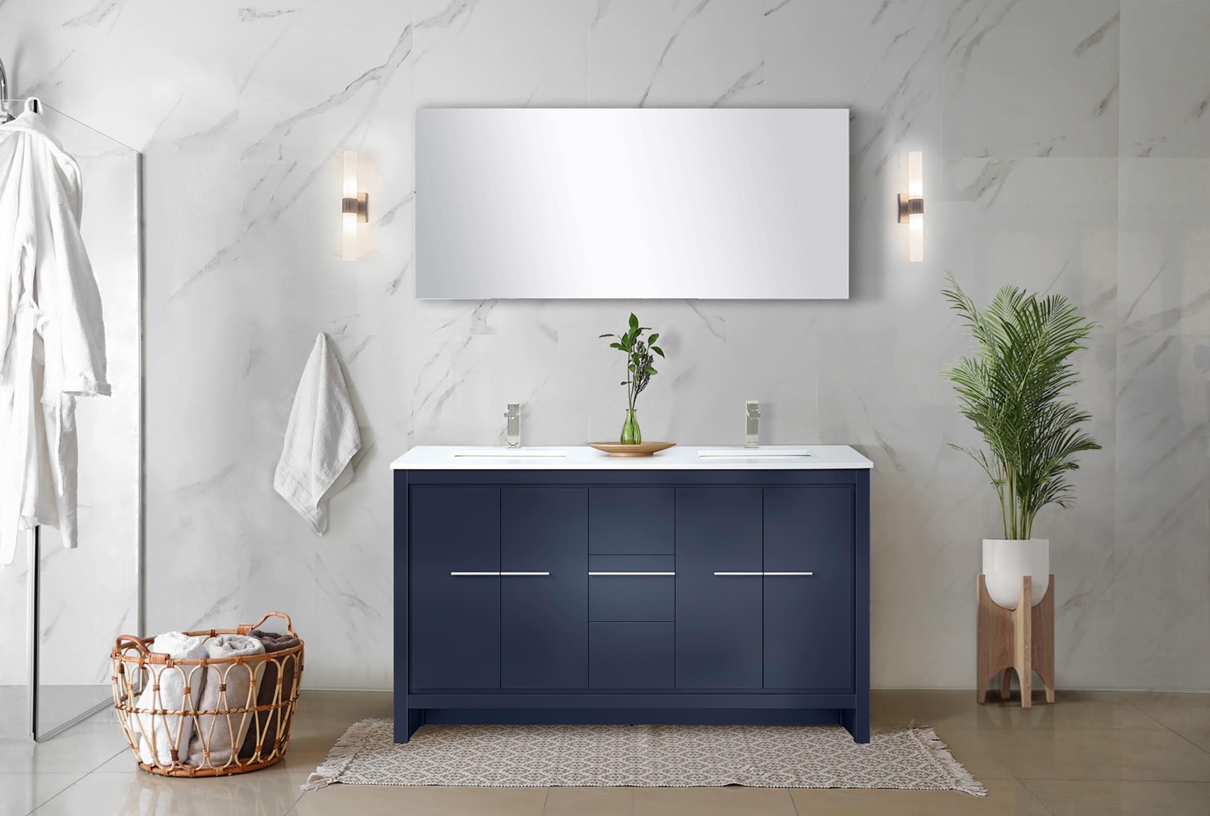 Lexora LVSCSH60DNB300 Bath-Vanity-Combo - View #7
