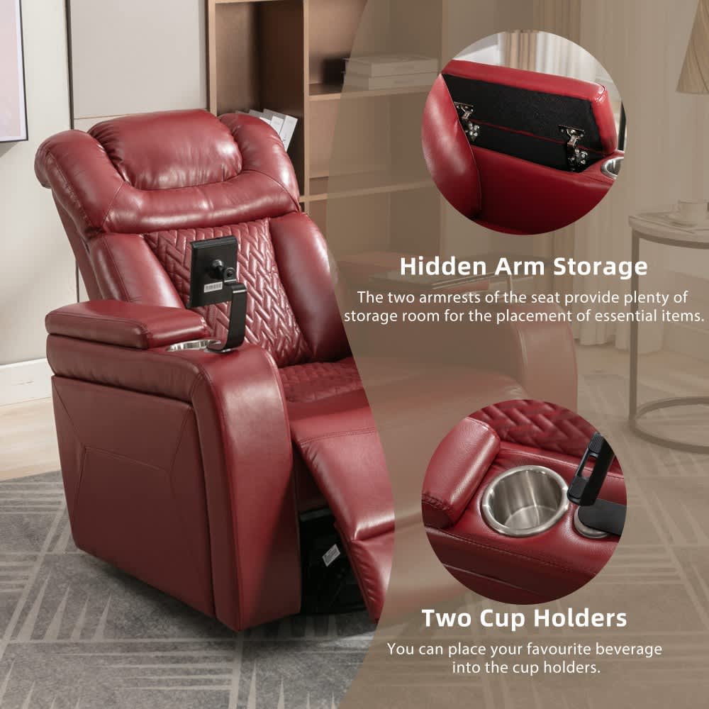 Coolbibila OTTO-RECLINER-RED chairs - View #6