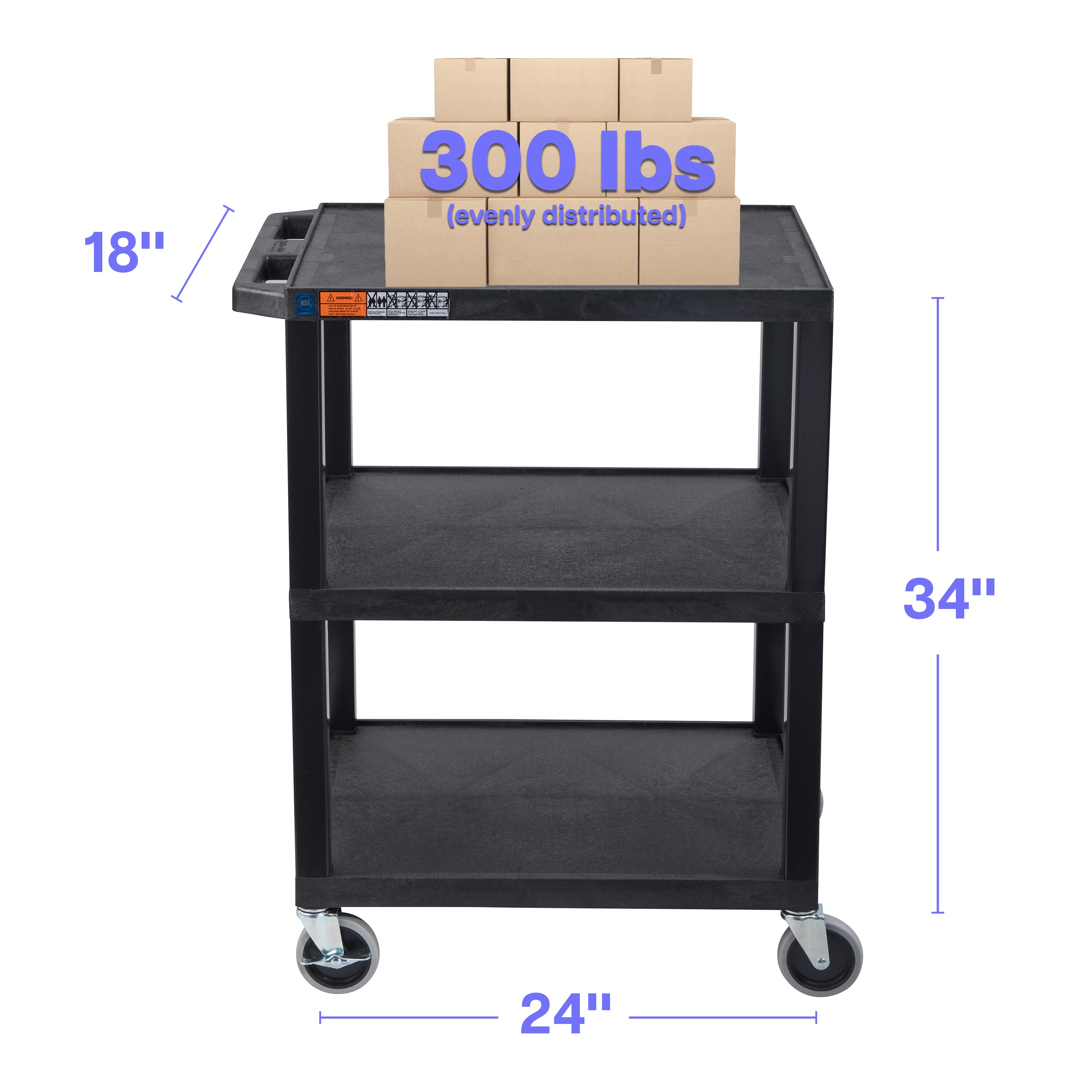 Luxor WT34S Utility-Carts - View #7