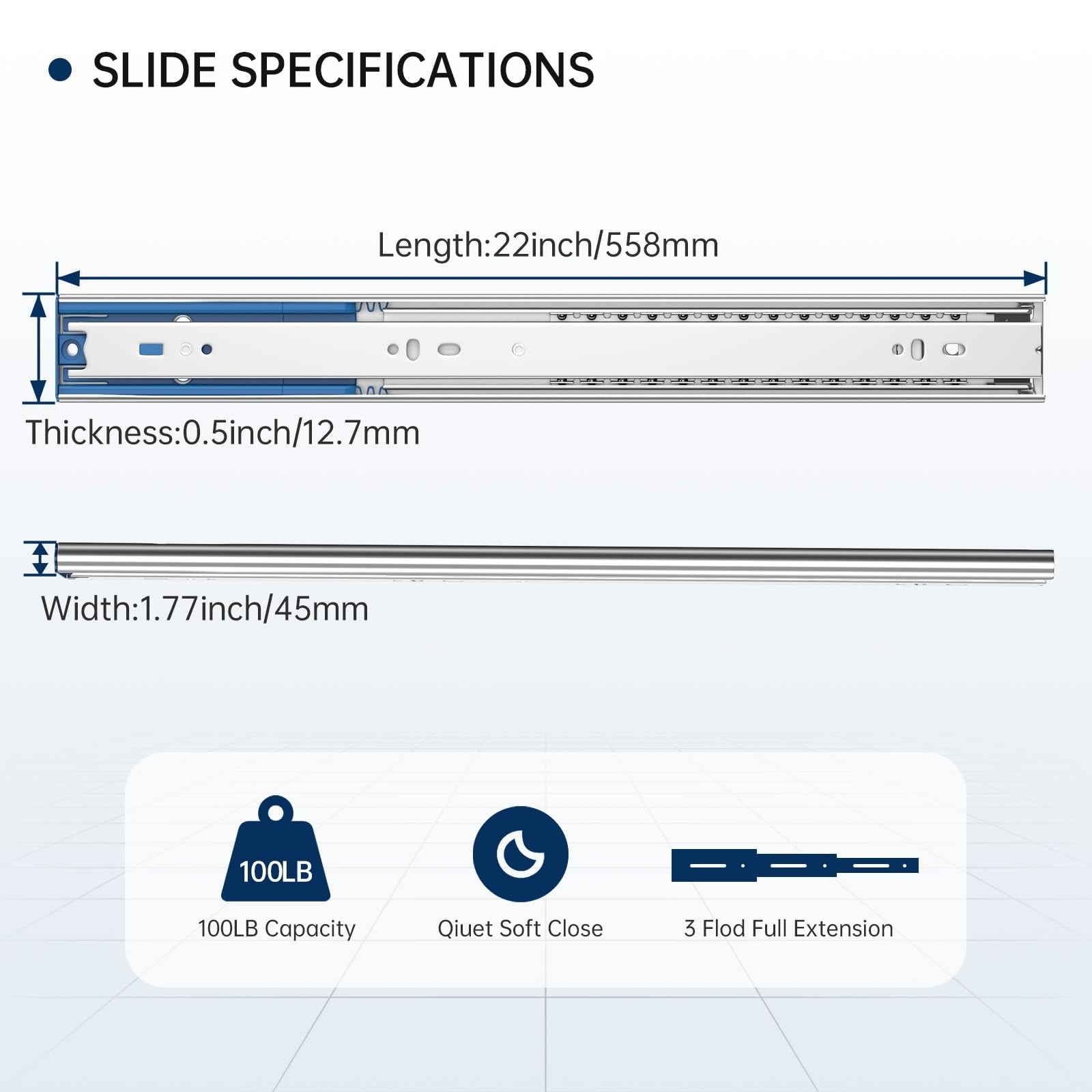 Phyfalip LPF0502S24 Drawer-Slides - View #2