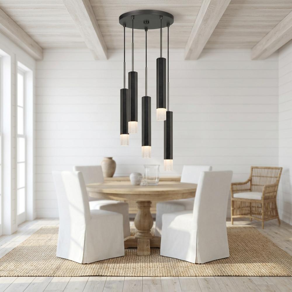 Cal Lighting FX-3723-5P-GM Pendant-Lights - View #4