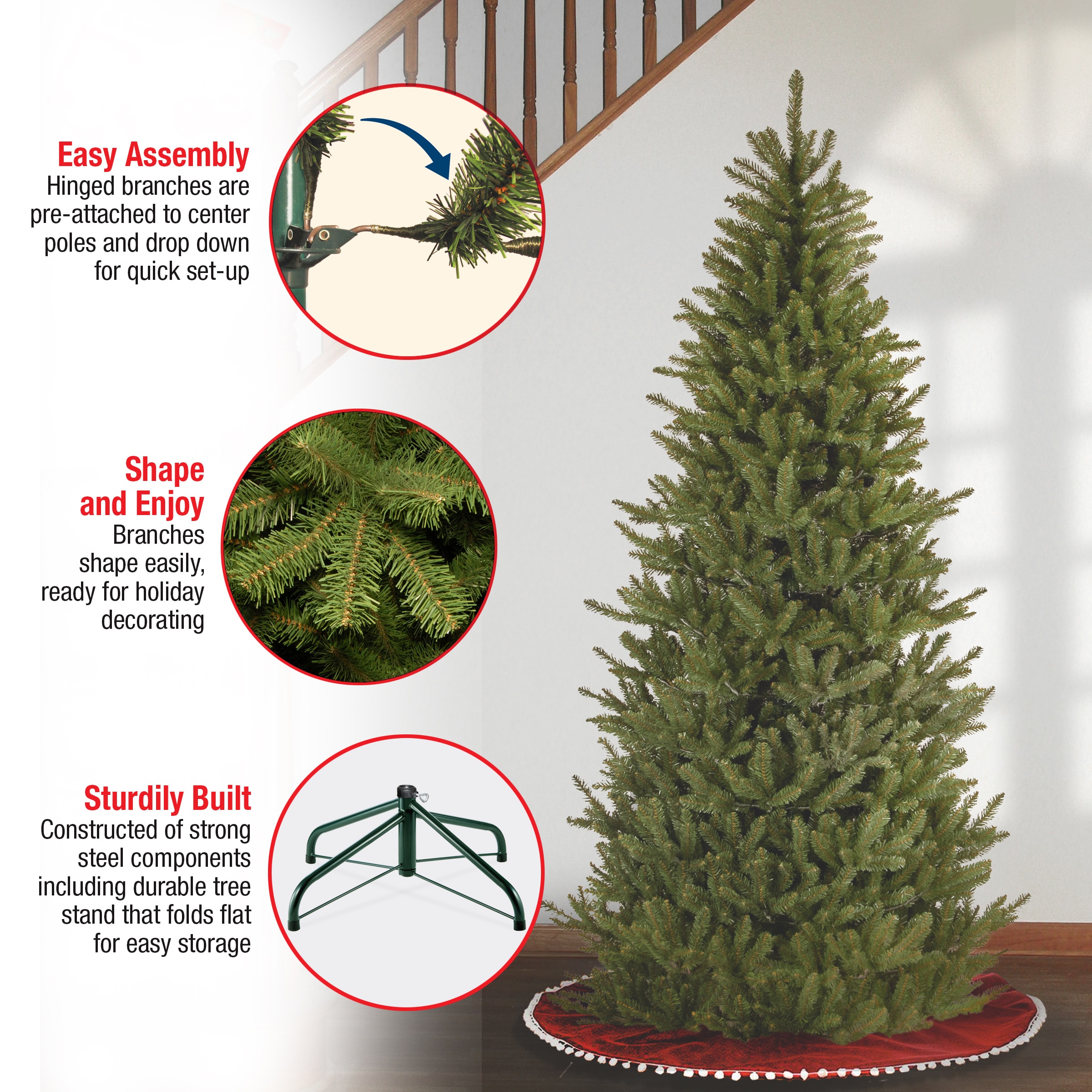 National Tree Company NAFFSLH1-70 Artificial-Christmas-Trees - View #5