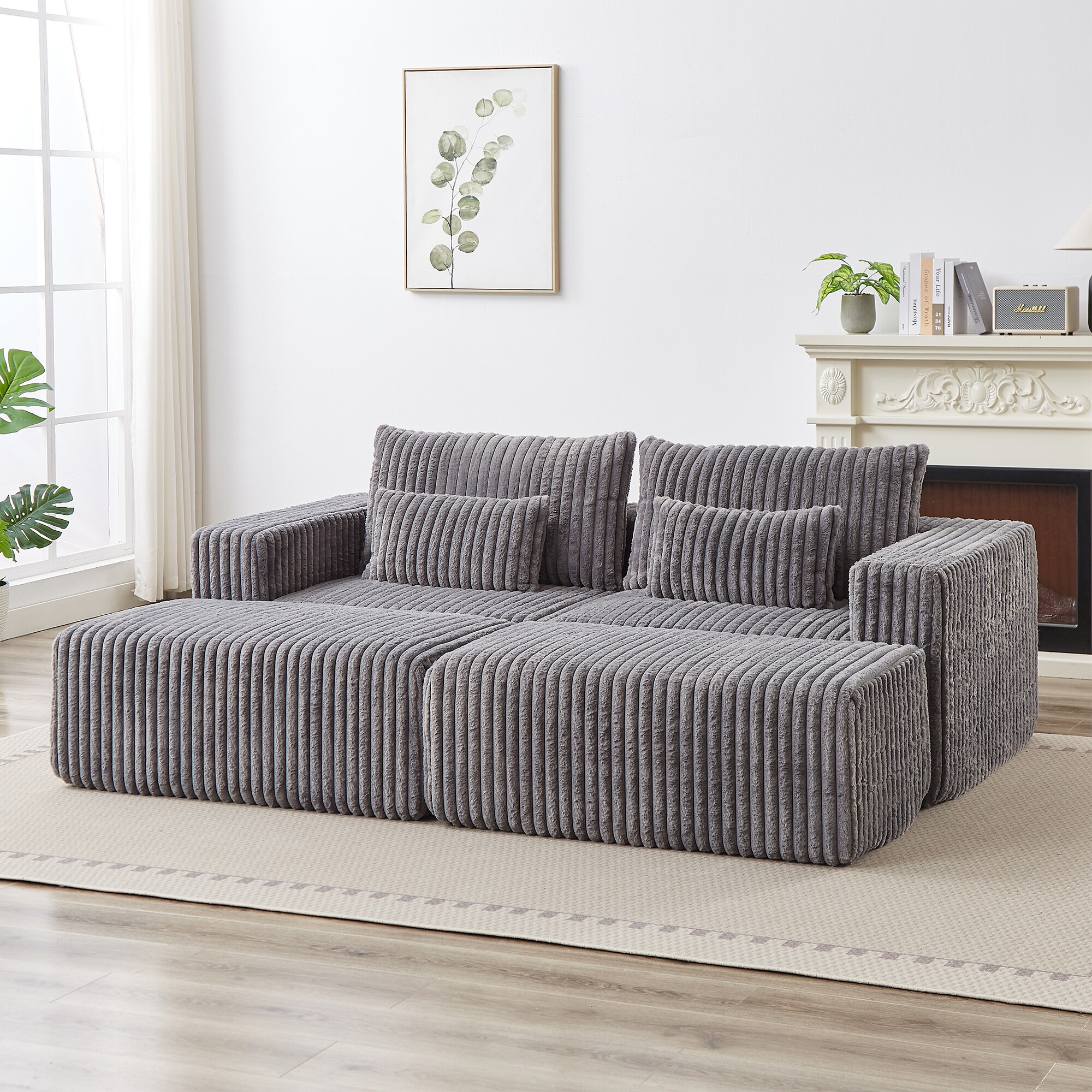 SINOFURN SYA020370GY Sofas-Loveseats - View #12