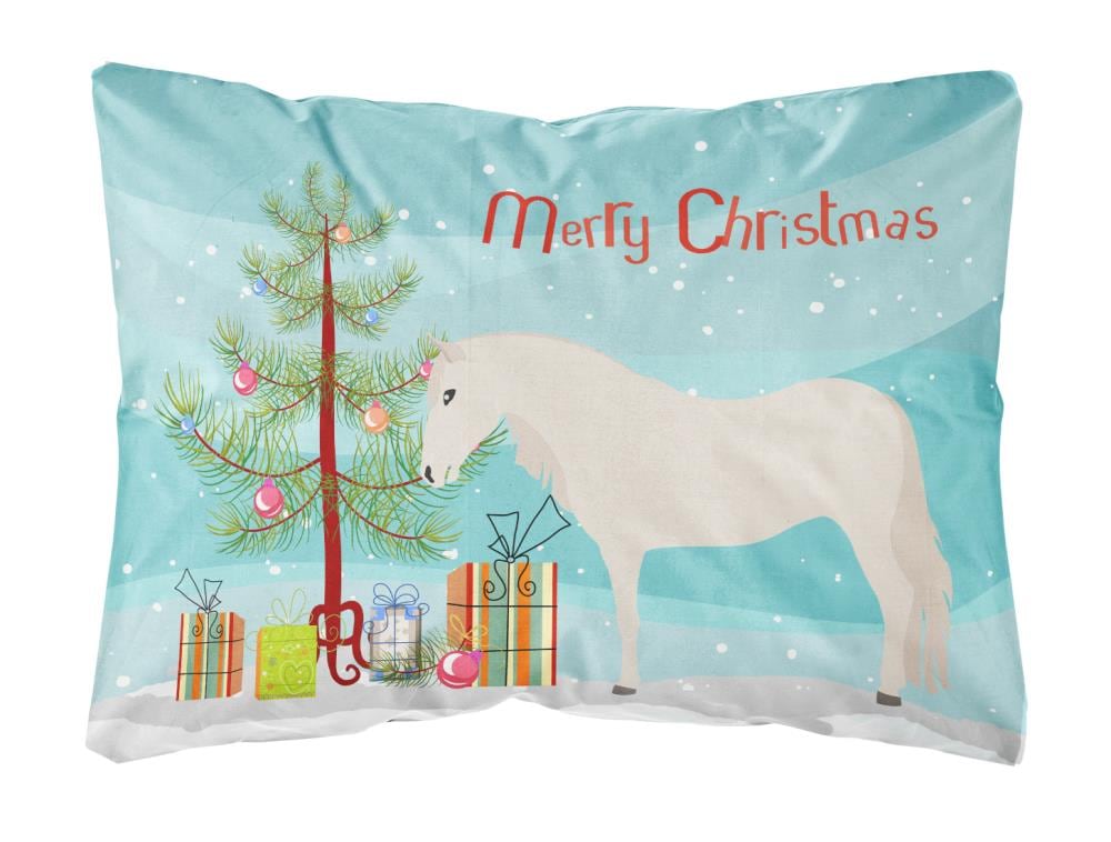 Caroline's Treasures BB9272PW1216 Graphic Print Multicolor Rectangular Winter Throw Pillow