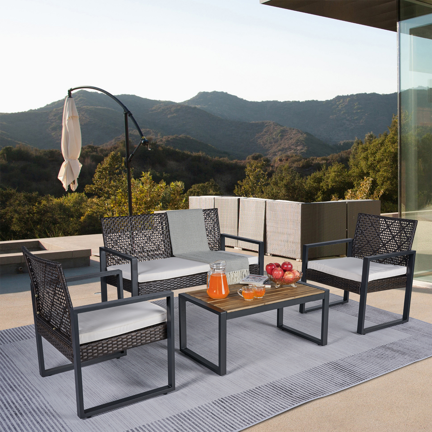 Mondawe MO-BEF49819 Patio-Conversation-Sets - View #3