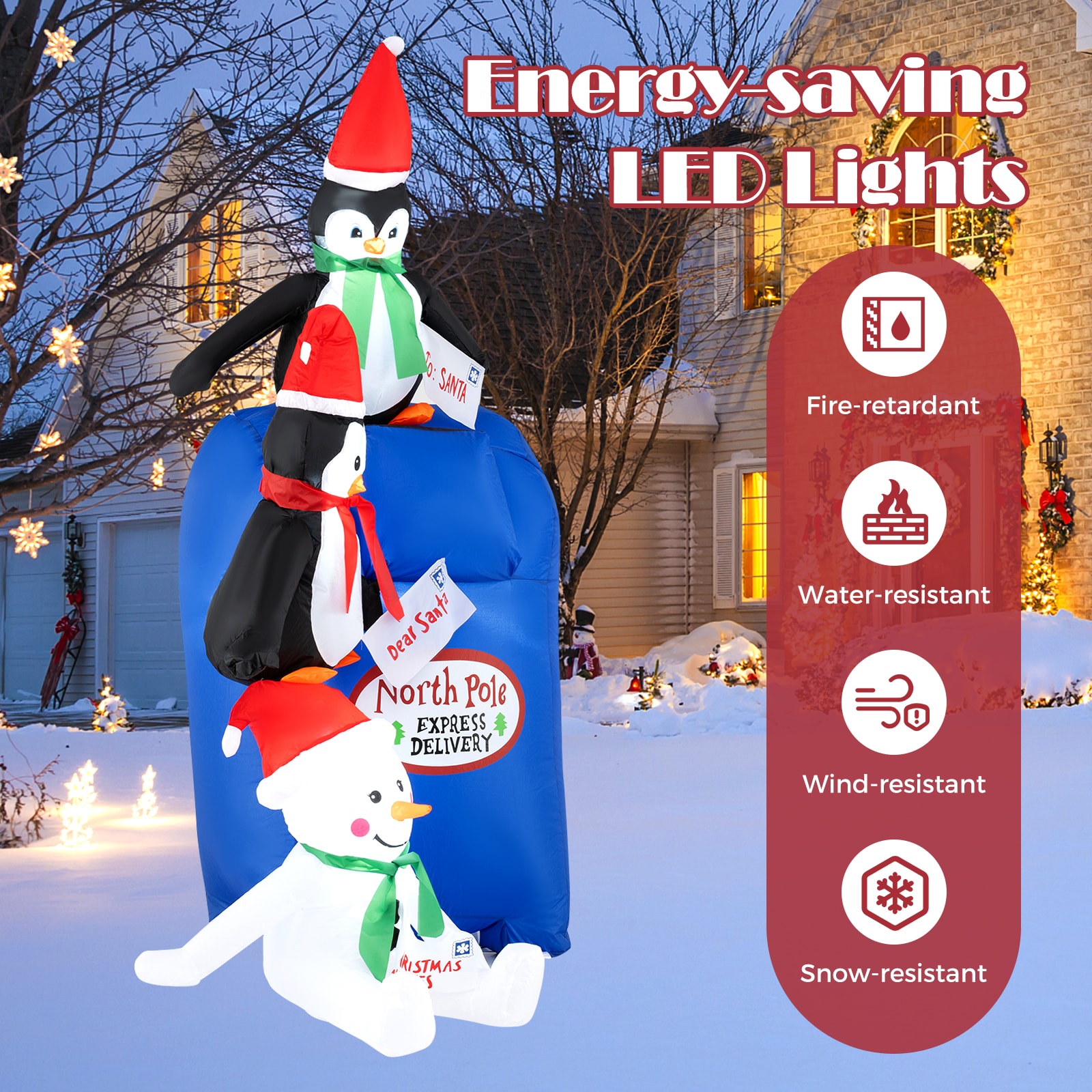 WELLFOR CM-HWY-22789US Christmas-Inflatables - View #9