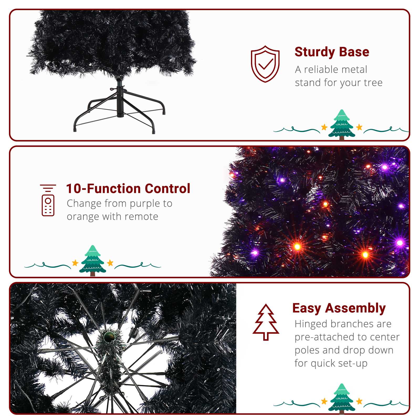 VERYKE LL-CST120 Artificial-Christmas-Trees - View #5