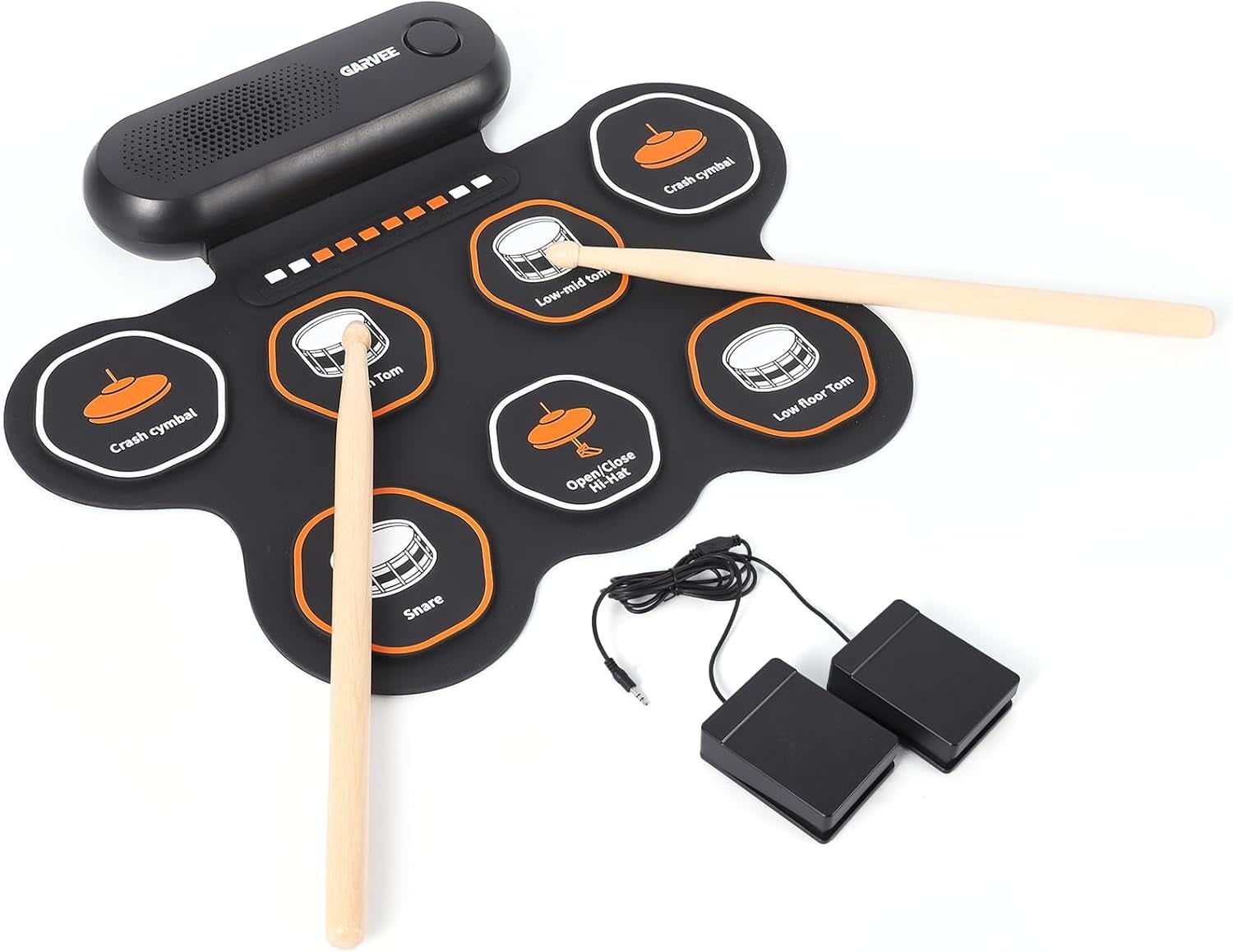 Garvee 7-Pad Electronic Drum Kit, 50% Off
