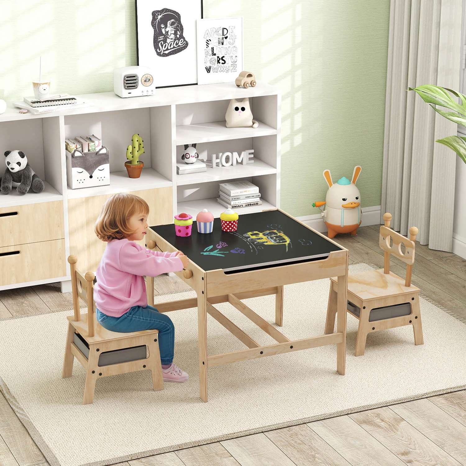 Costway CSHY001690 Kids-Play-Tables - View #2