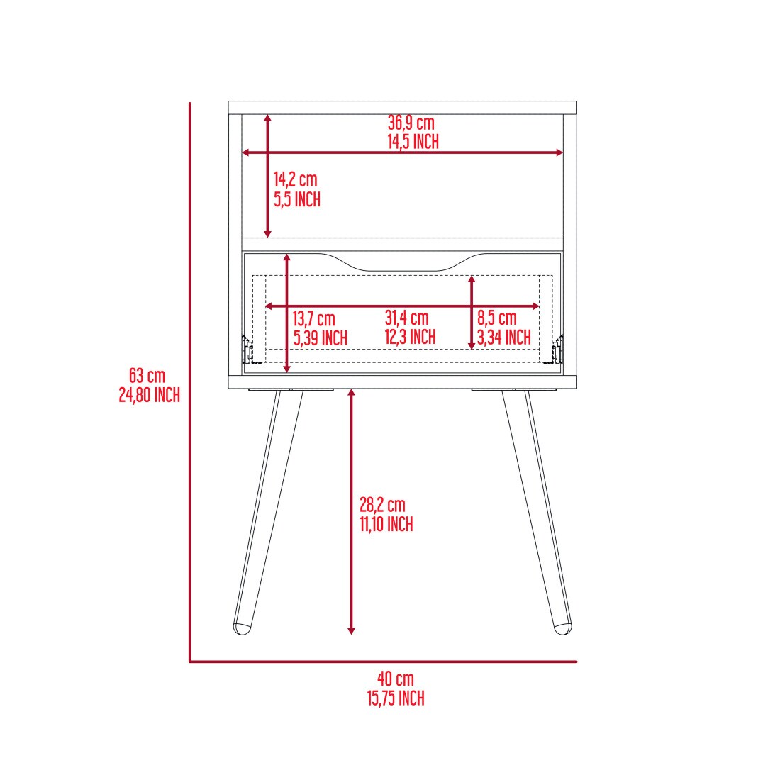 CHITA CTK-443 nightstands - View #4