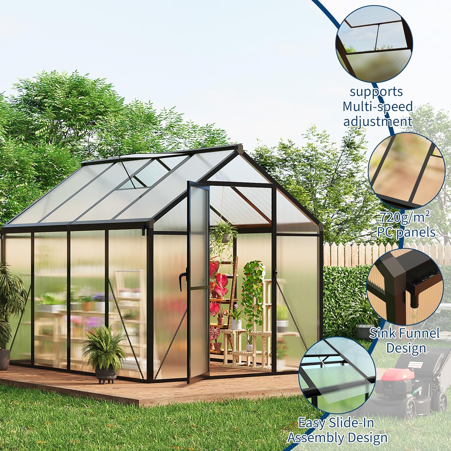 IdealHouse LUCY-ZPEKOI7286N5 greenhouses - View #3