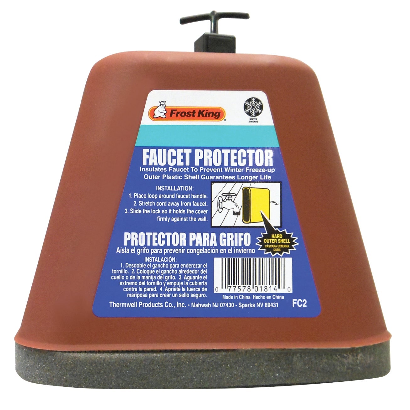 Thermwell Products SGB07K1GWJX4US-AEF0 Outdoor-Faucet-Cover-Freeze-Caps - View #3