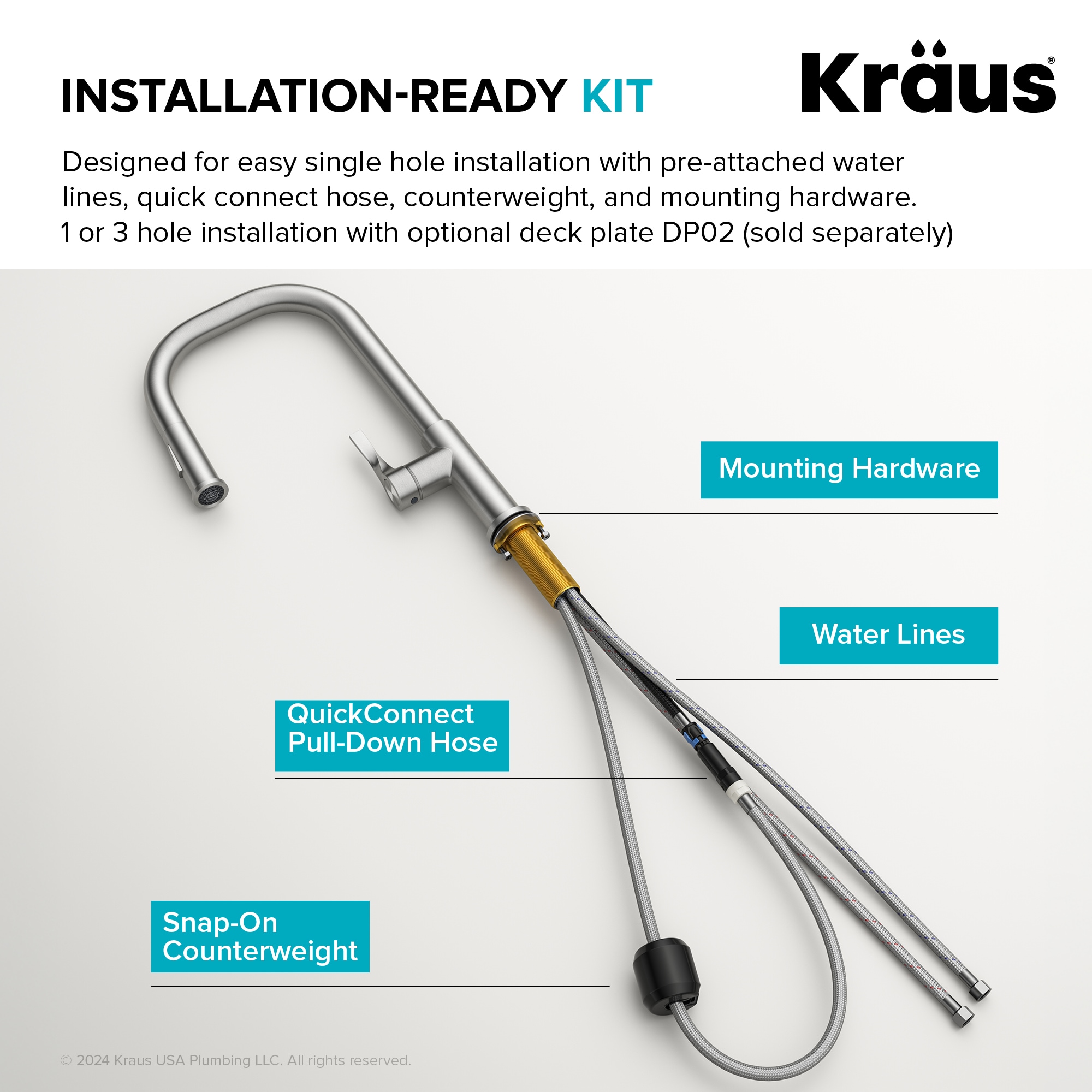 Kraus KPF-2841MB Kitchen-Faucets - View #12