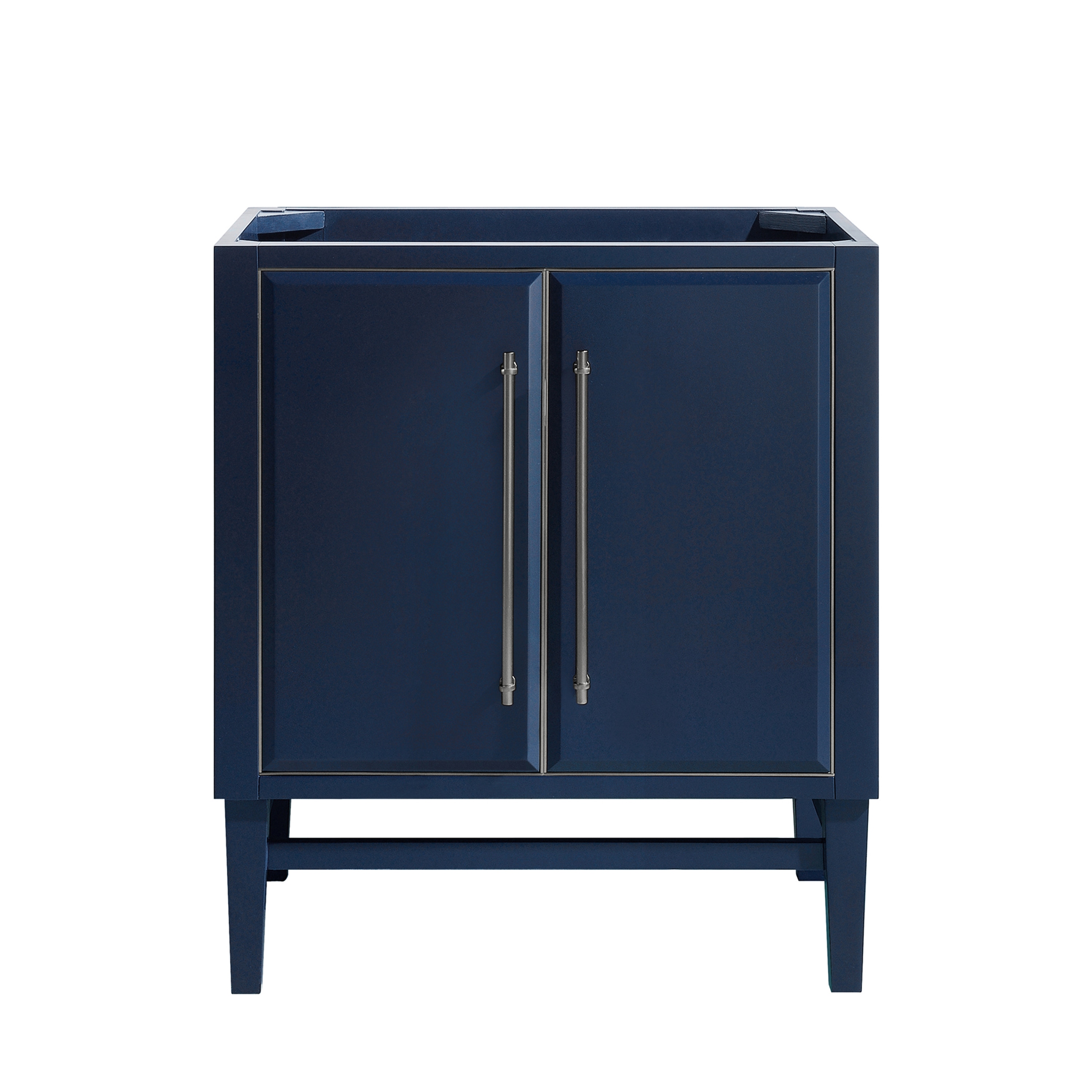 Avanity MASON-V30-NBS Mason 30-in Navy blue Bathroom Vanity Base Cabinet without Top