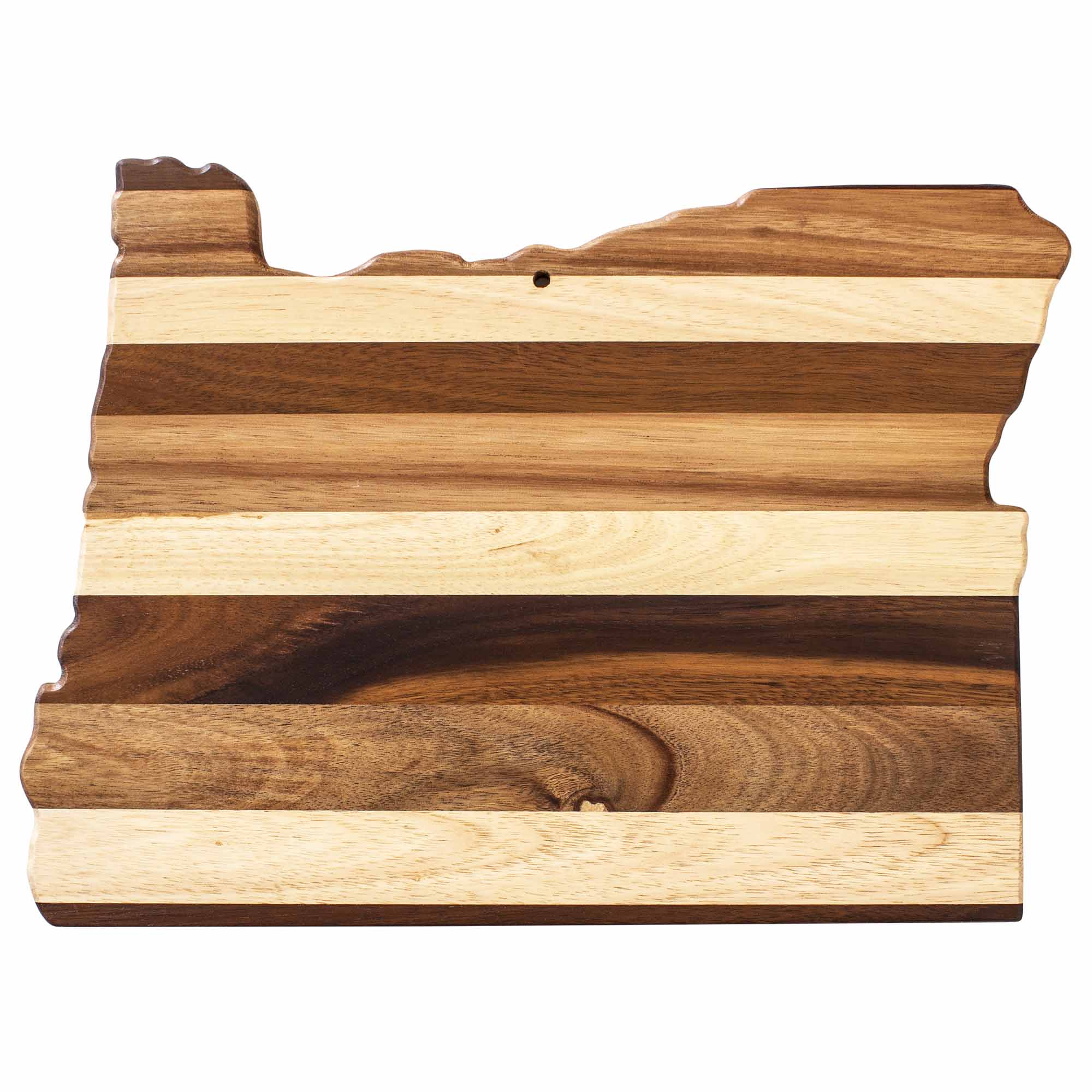 Totally Bamboo Rock and Branch Shiplap Oregon Wood Serving and Cutting Board