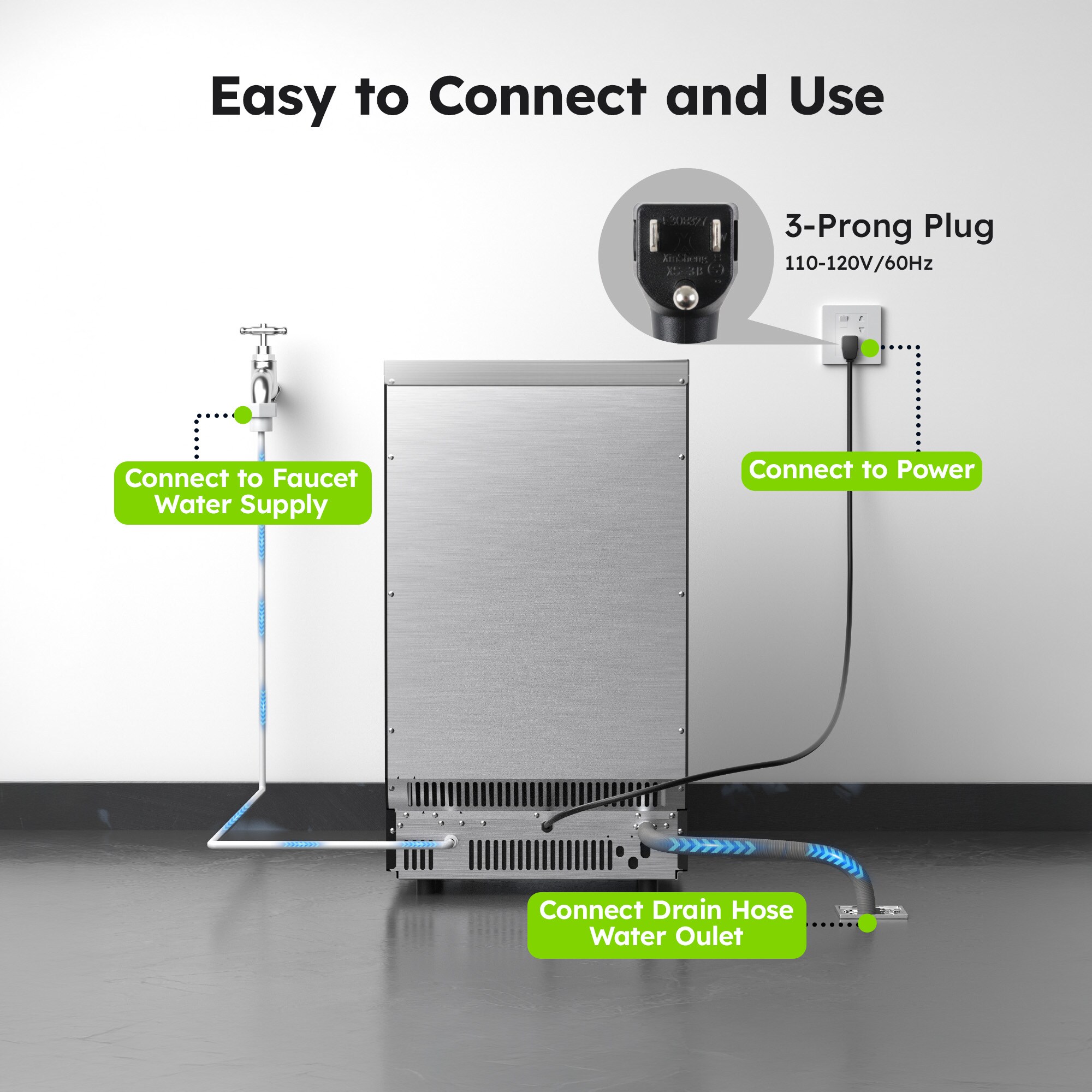 SIMZLIFE CIM004-150BS-S-LS-SC Ice-Makers - View #9