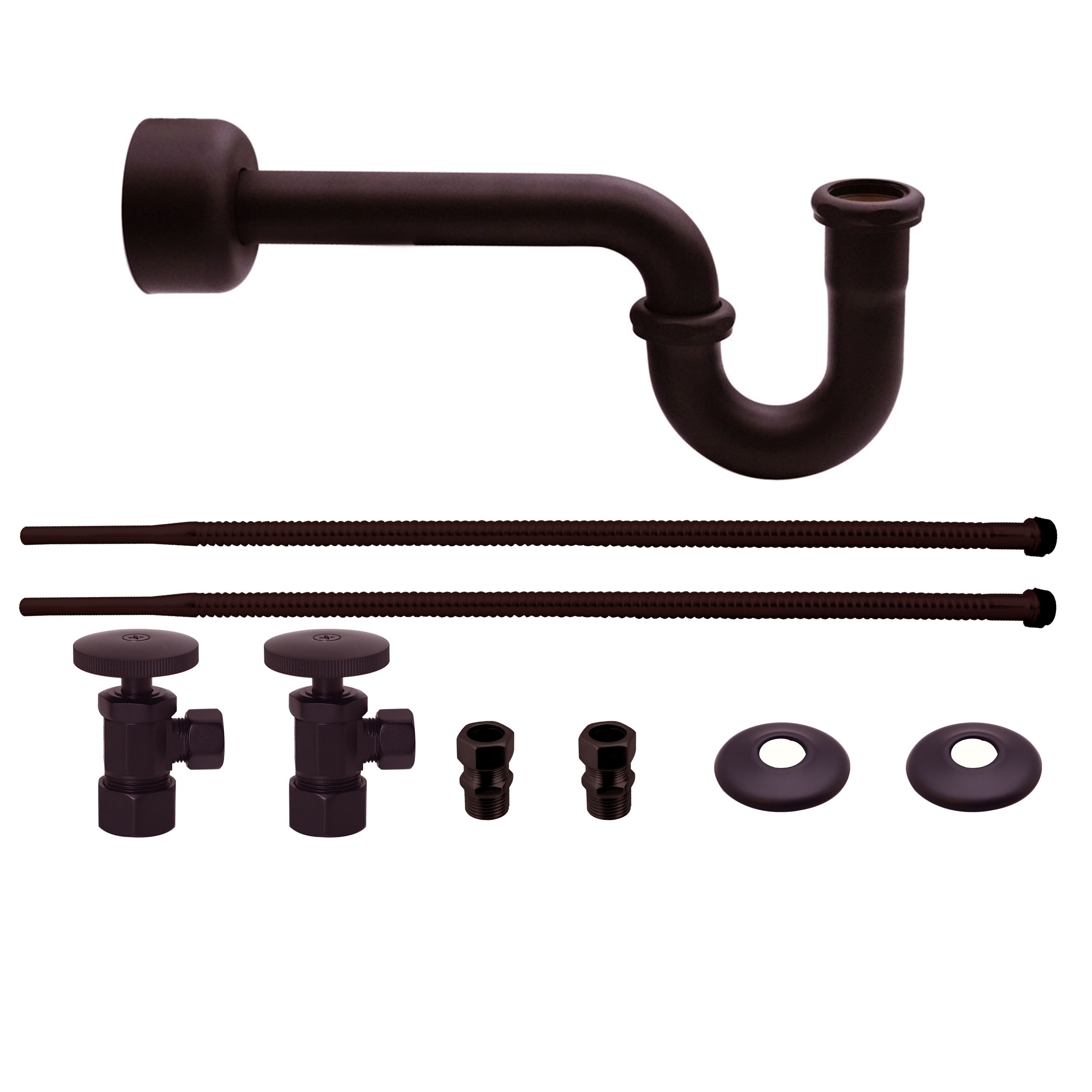 WESTBRASS D1538L-12 1-1/2-in Brass P-trap