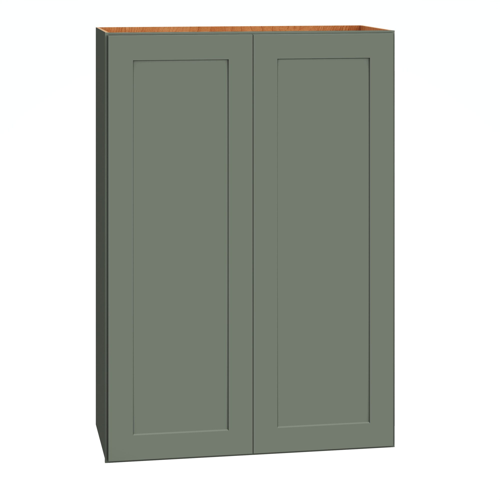 Diamond Express Jamestown 27-in W x 39-in H x 12-in D Retreat Green Painted Wall Fully Assembled Plywood Cabinet Recessed Panel Shaker