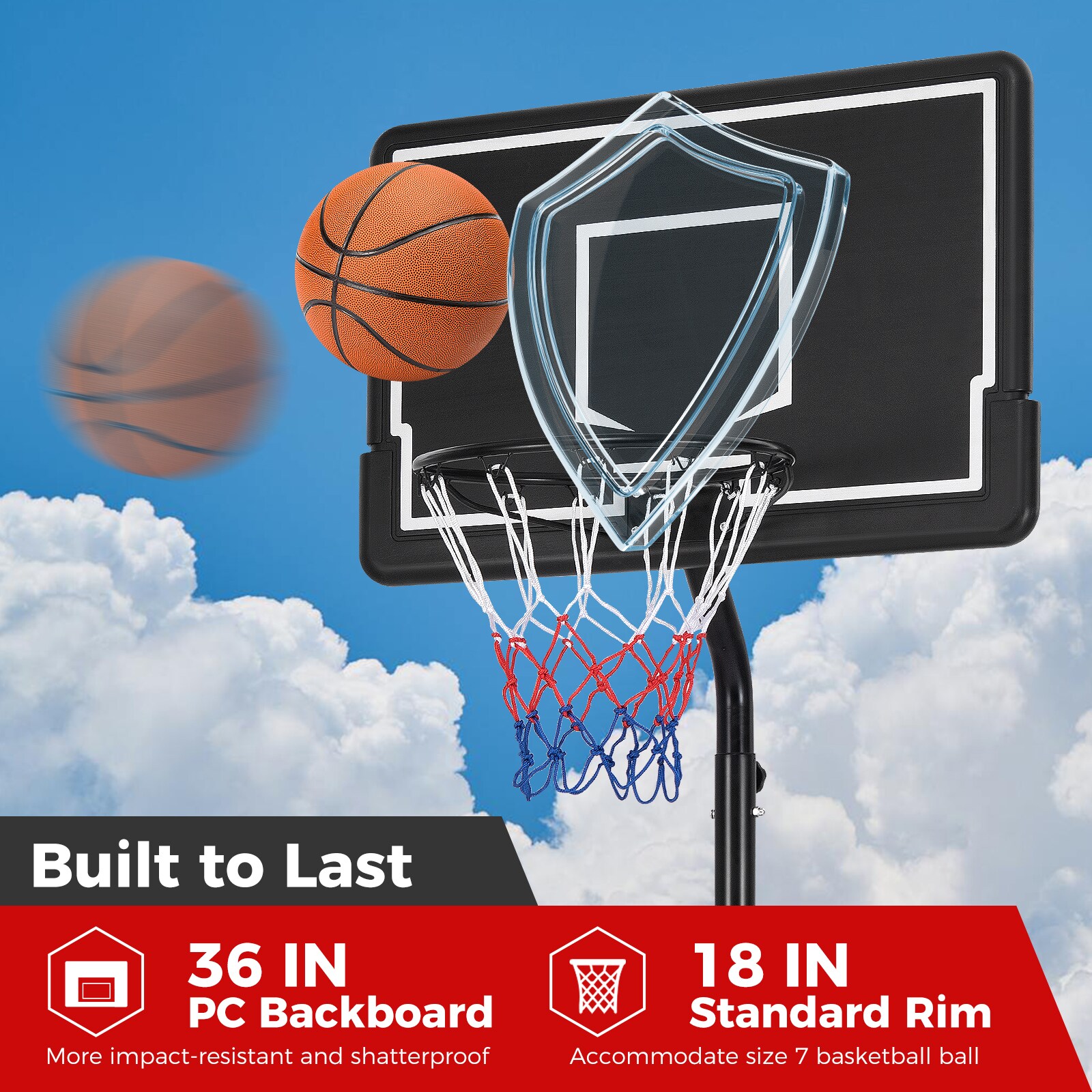 Slickblue D-CO-66873PS Basketball-System - View #7