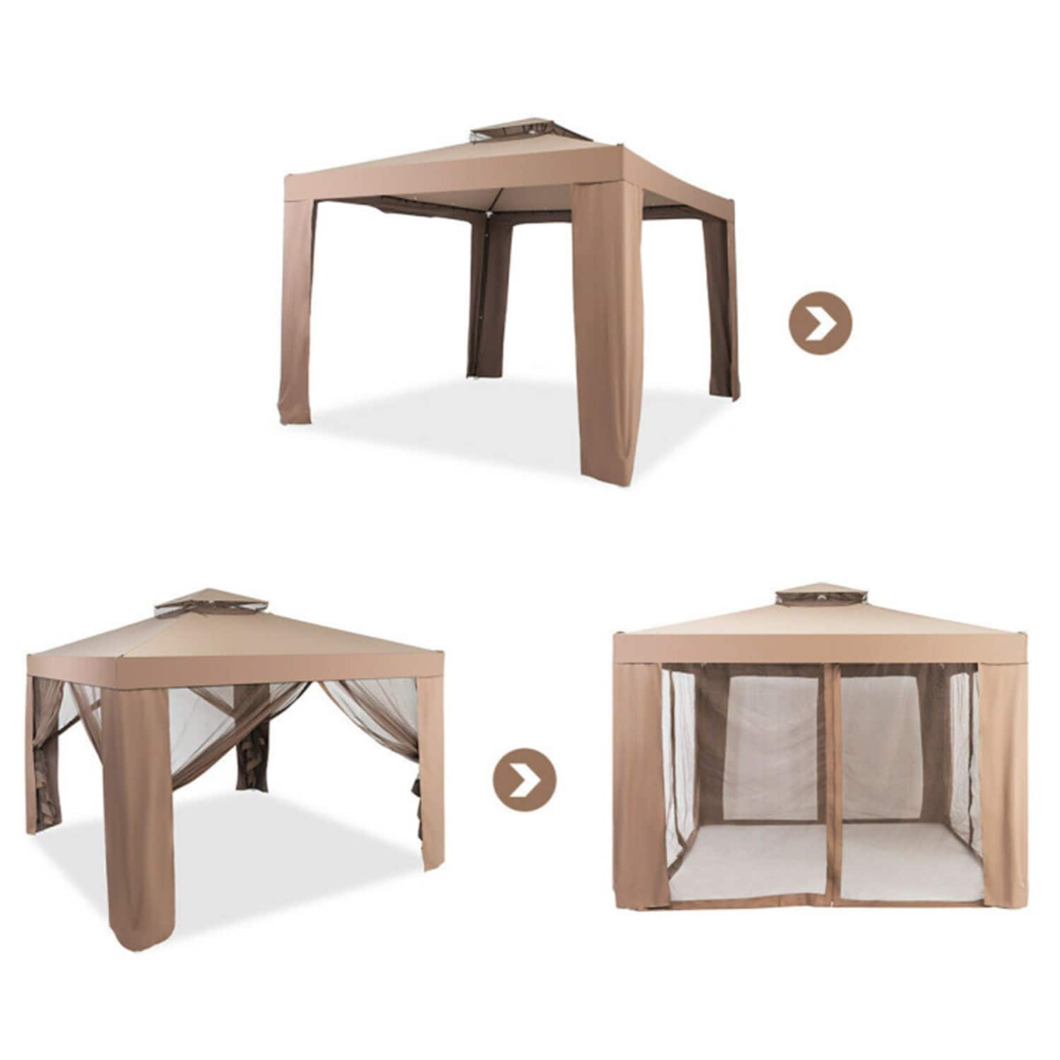 Mondawe MO-OP3907CF Wood-Resin-Gazebos - View #8