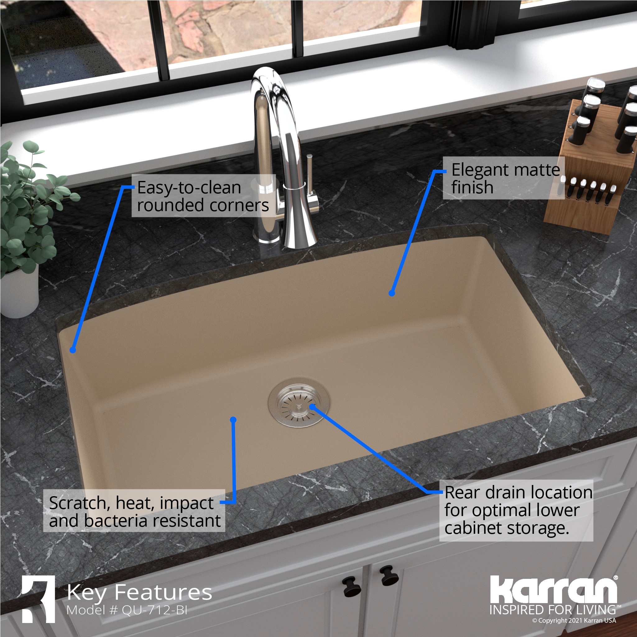 Karran QU-712-BI Kitchen-Sinks - View #7