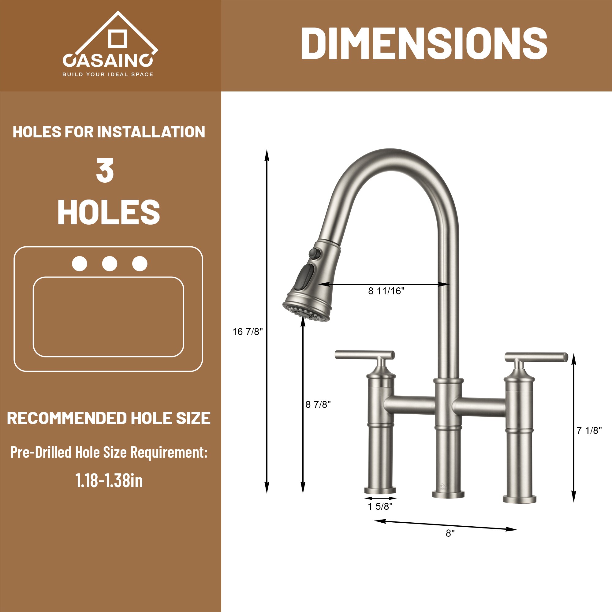 CASAINC CASA02GP05NS Kitchen-Faucets - View #9