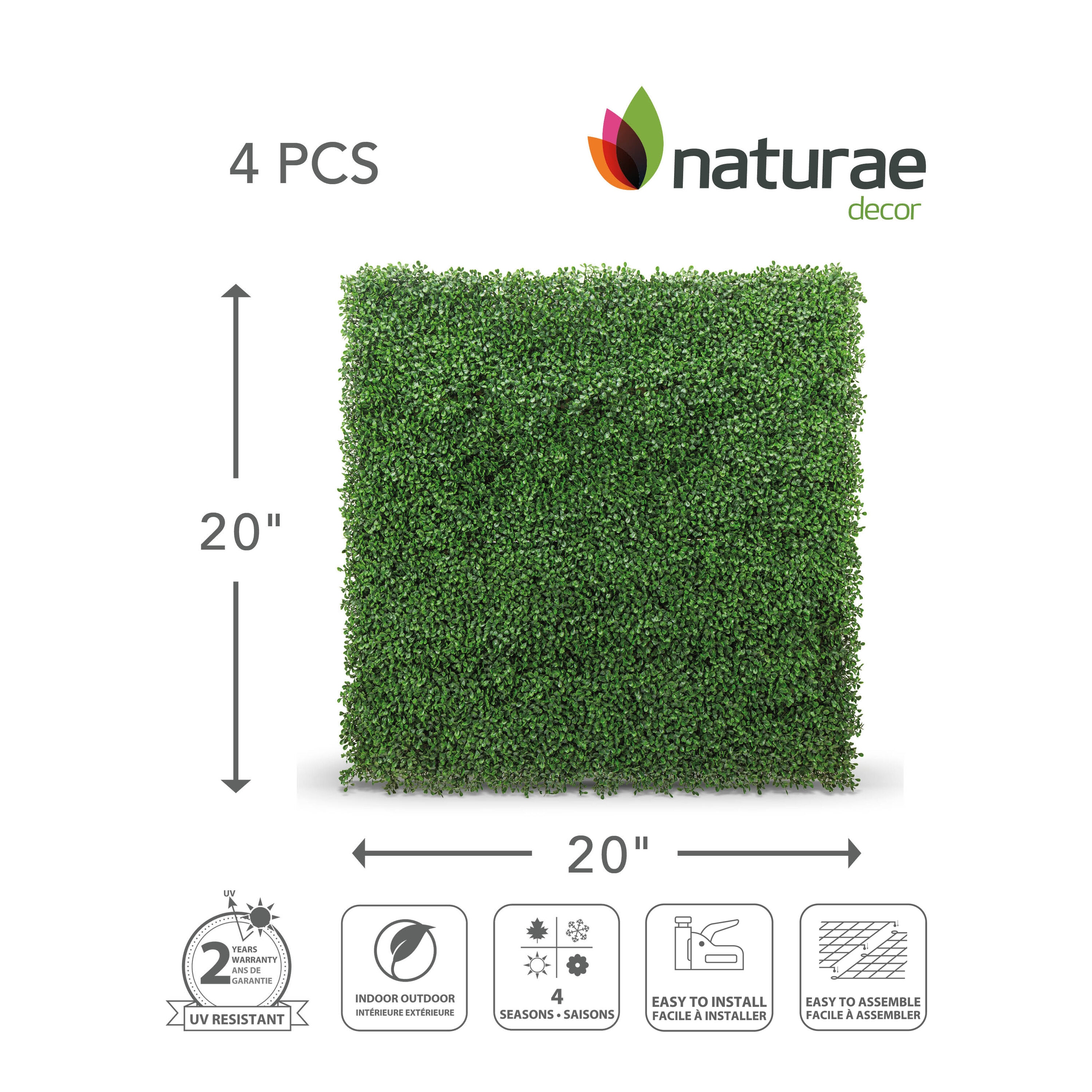 naturae decor MTR2020-2020-4PK Garden-Trellis - View #10
